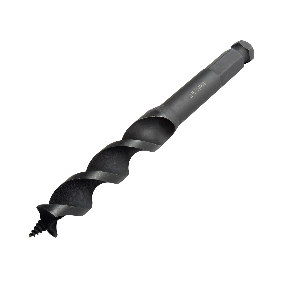 Broca para madera de acero al carbono tipo gusano 7/16" zanco de 3/8" Urrea
