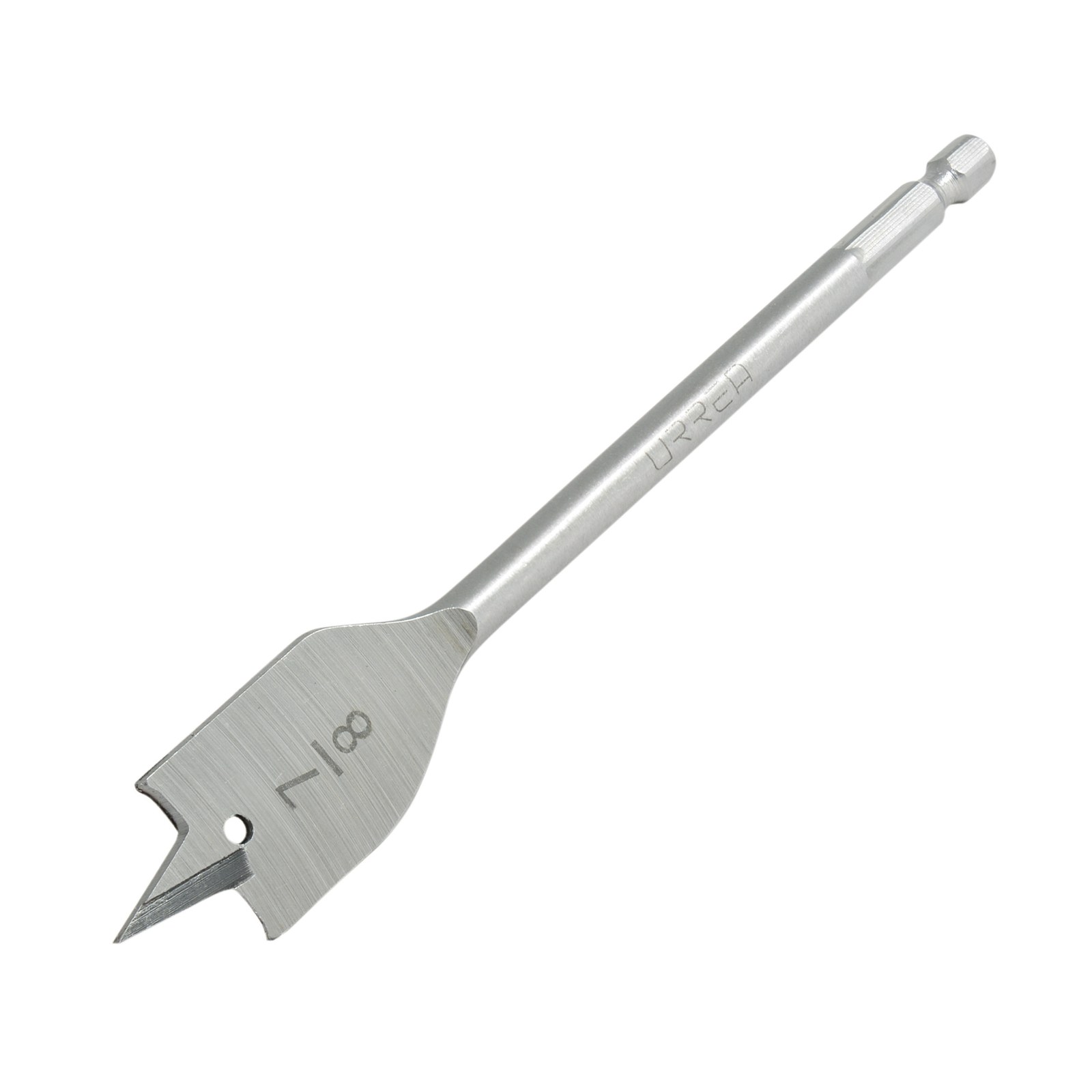 Broca para madera de acero al carbono tipo manita 7/8" zanco de 1/4" Urrea