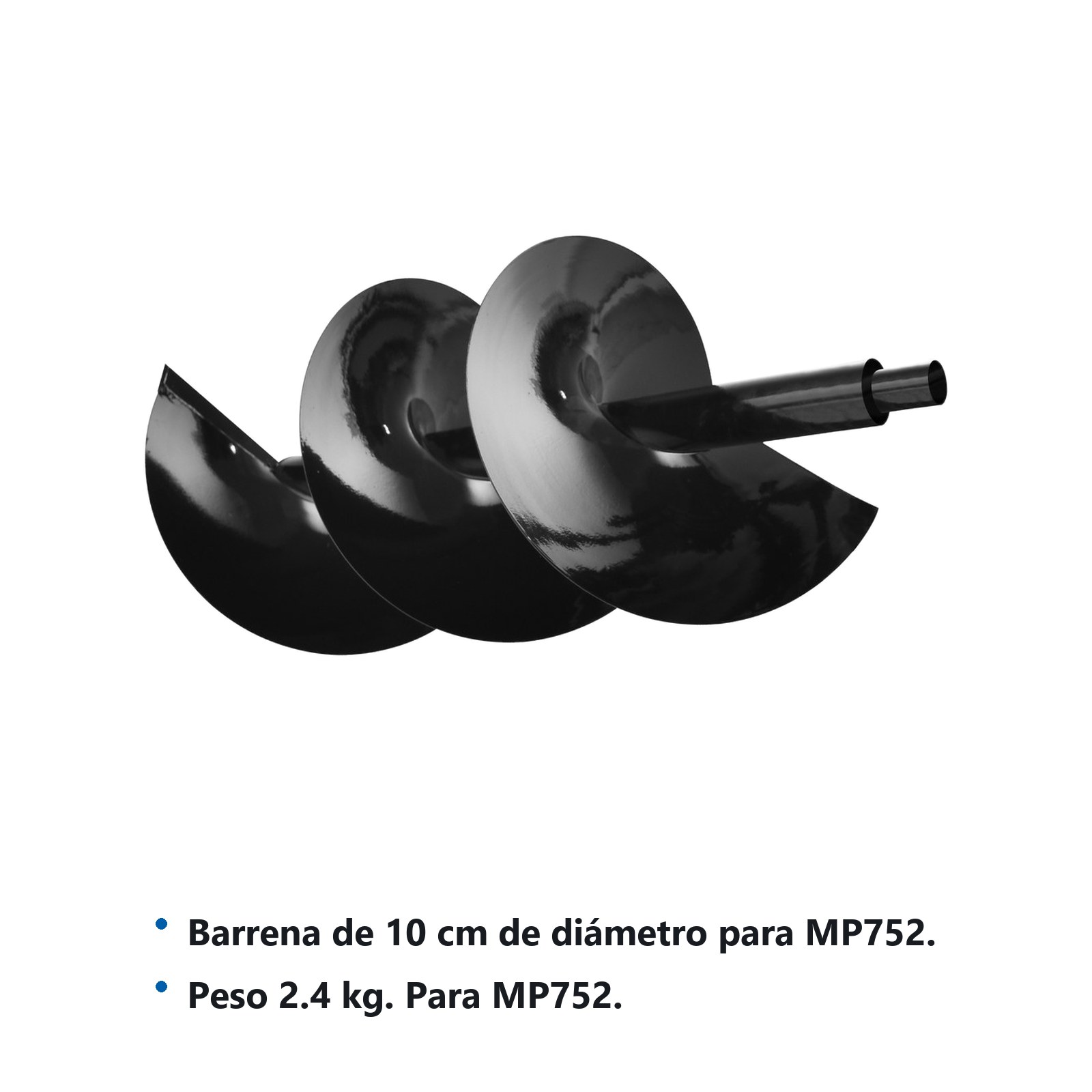 Barrena de 10 cm de diámetro para MP752 Surtek - Imagen 2