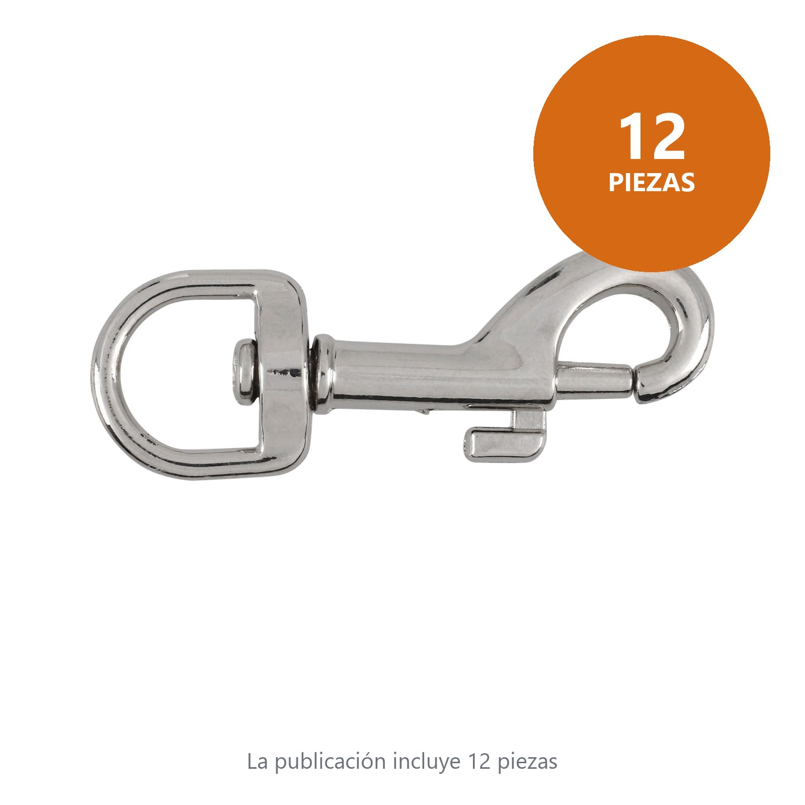 Bandola niquelada con gancho 3/4" Surtek - Imagen 2