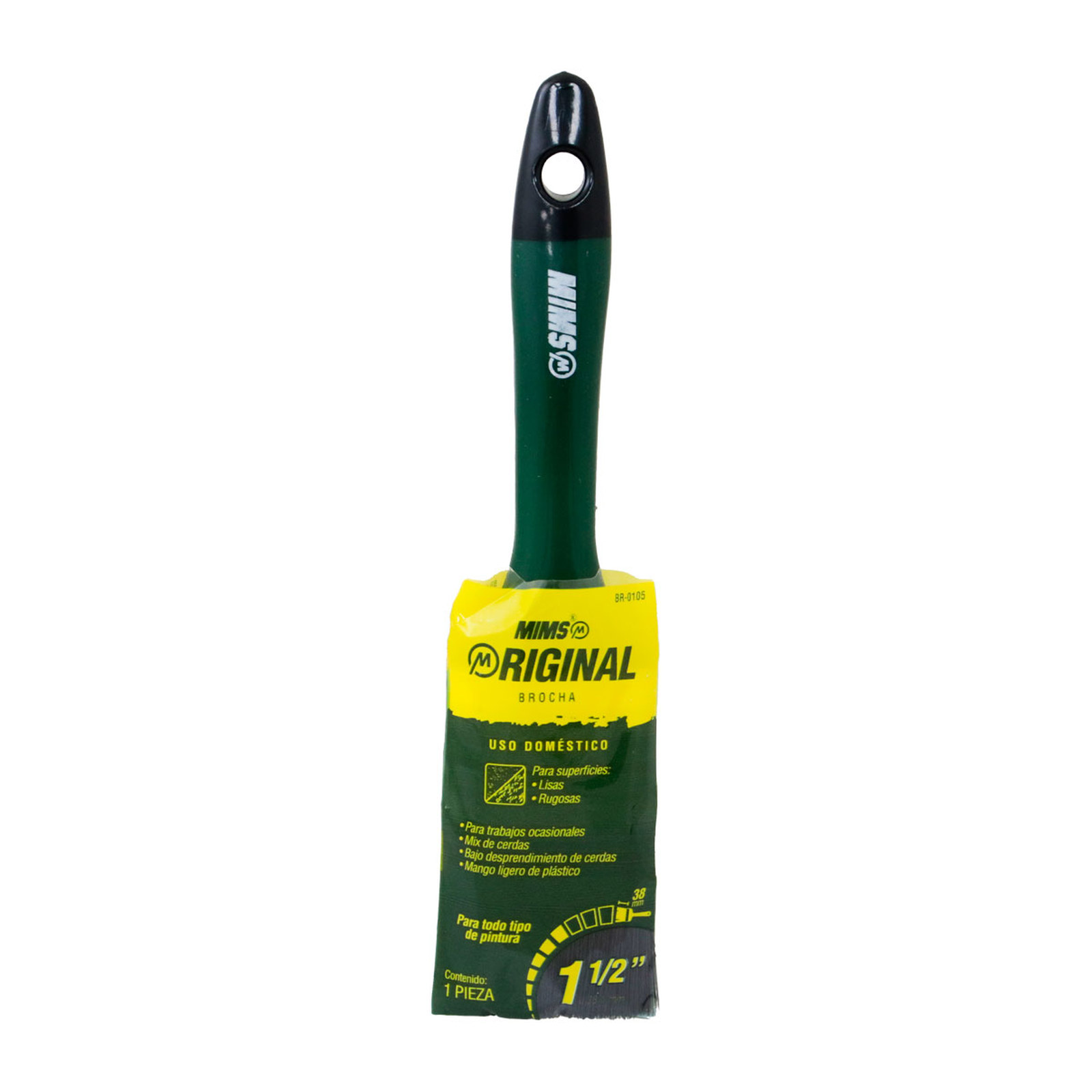 BROCHA ORIGINAL USO DOMESTICO 1-1/2" X 38 MM (Precio x Pza) - Imagen 2