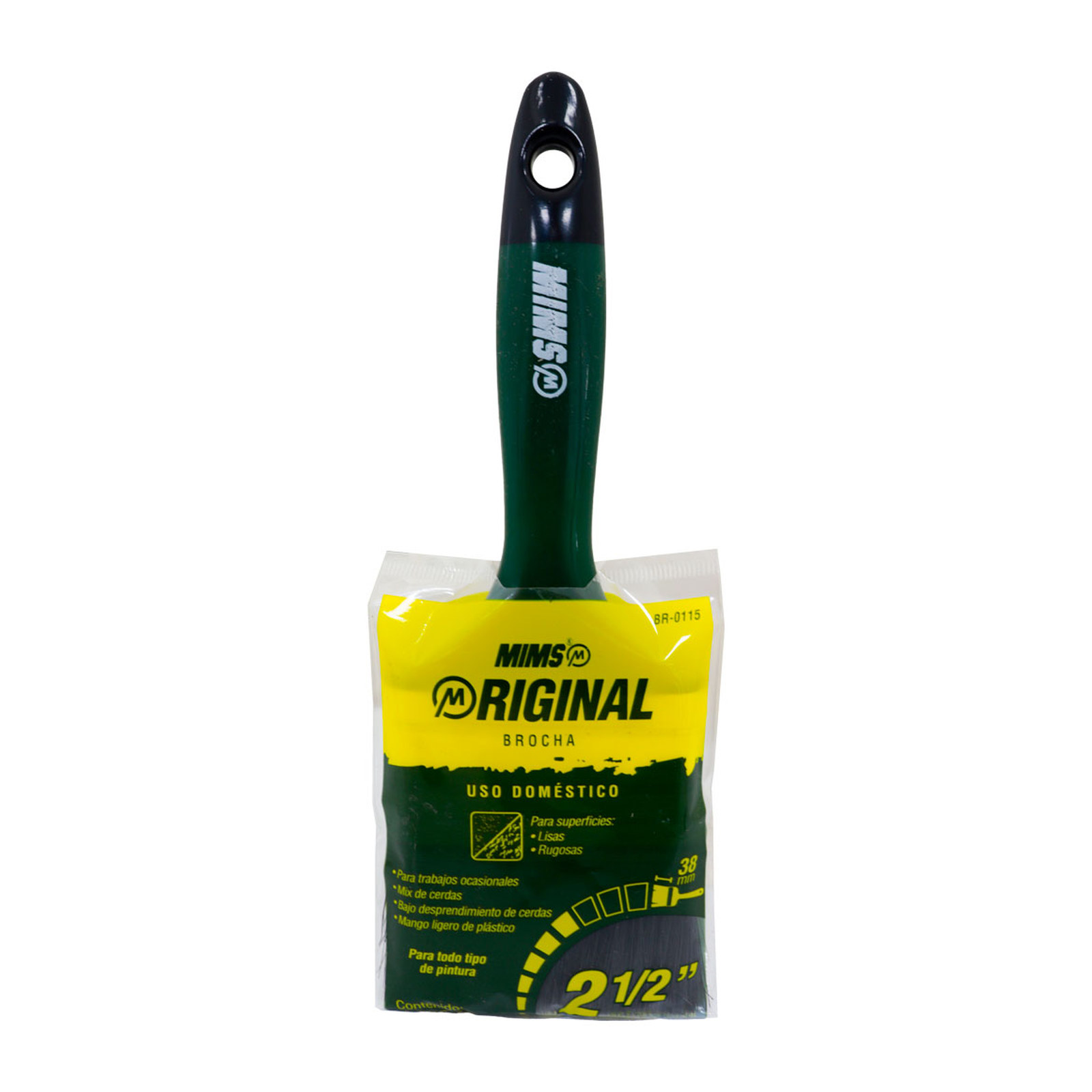 BROCHA ORIGINAL USO DOMESTICO 2-1/2" X 38 MM (Precio x Pza) - Imagen 2