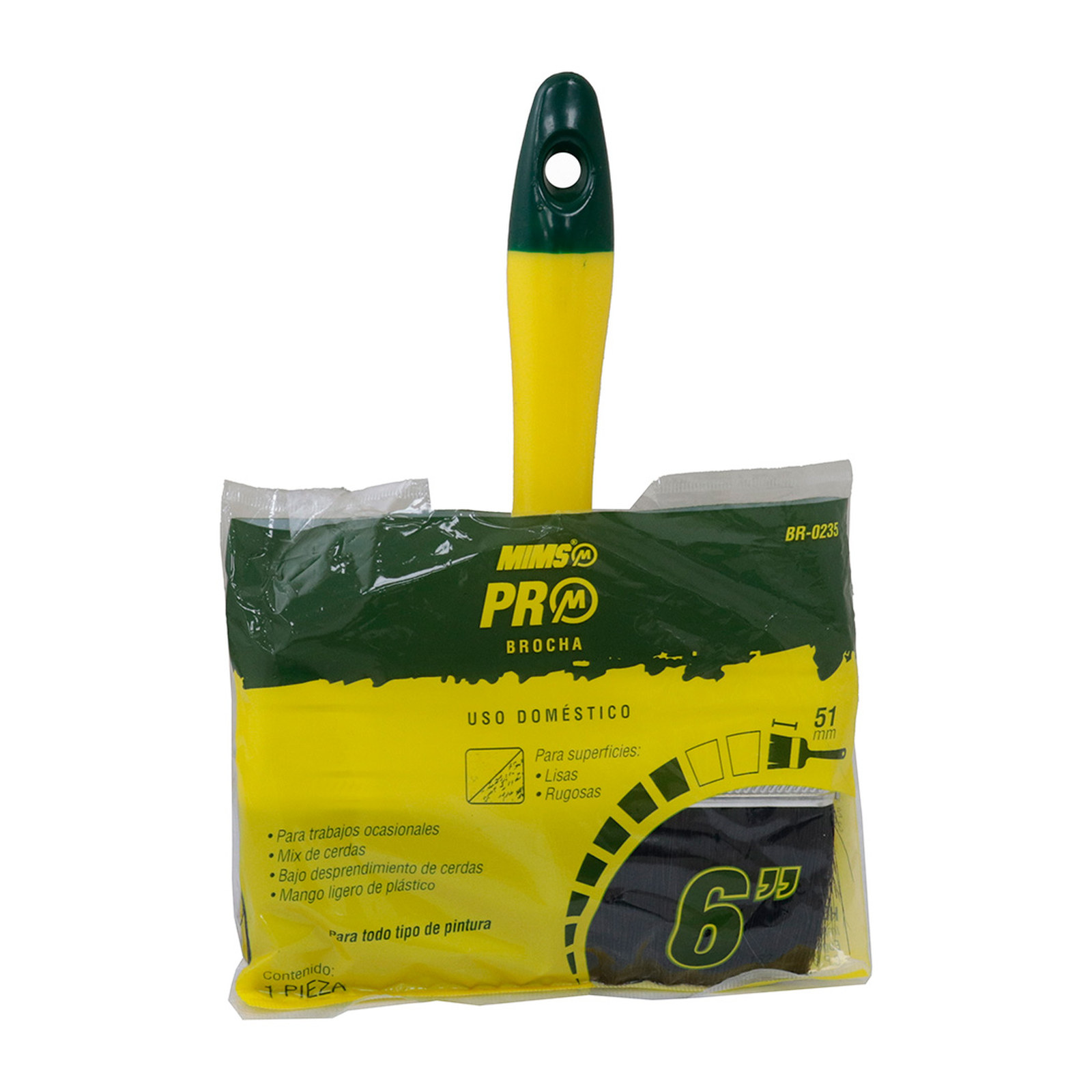 BROCHA PRO USO DOMESTICO 6" X 51 MM (Precio x Pza) - Imagen 3