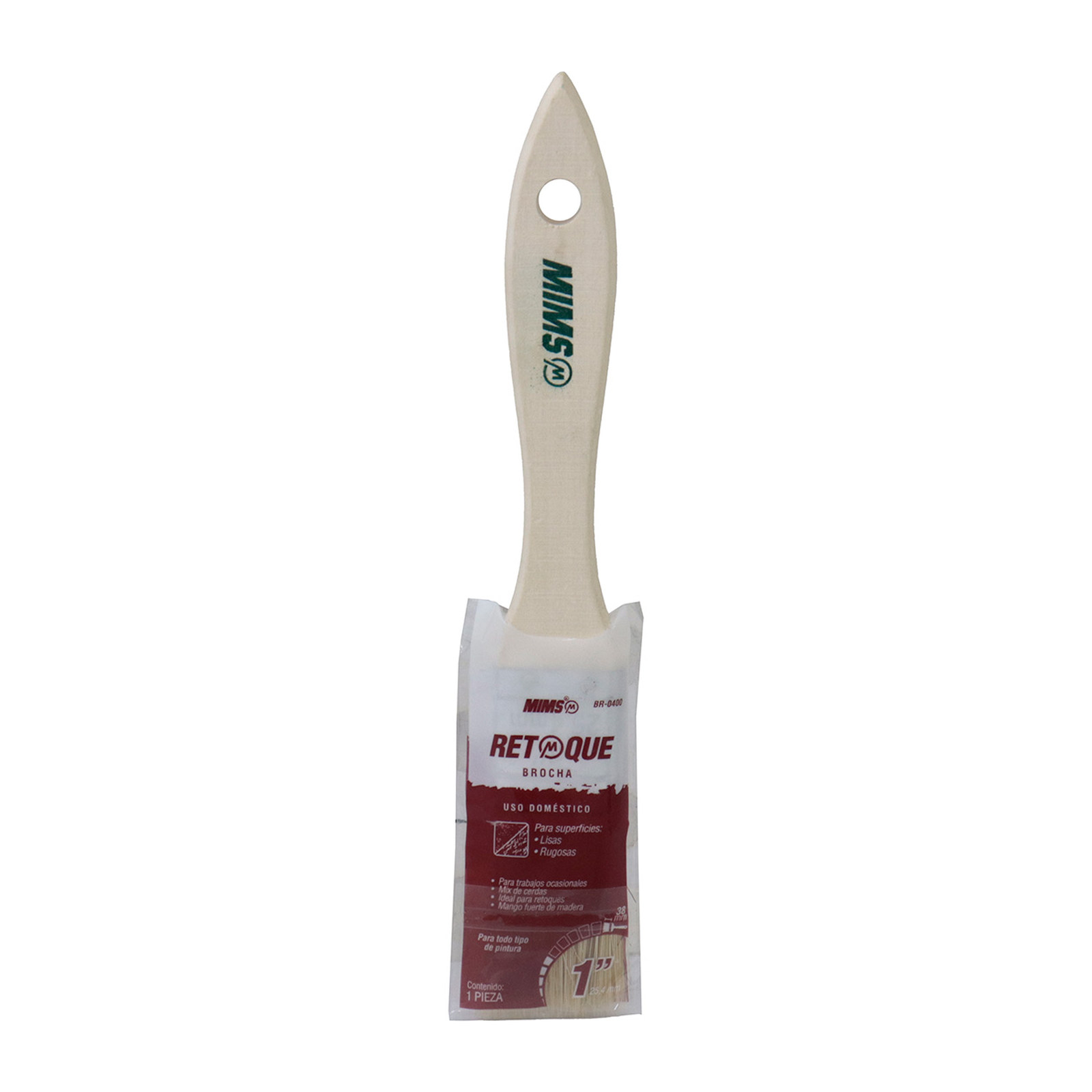 BROCHA RETOQUE USO DOMESTICO 1" X 38 MM (Precio x Pza) - Imagen 2