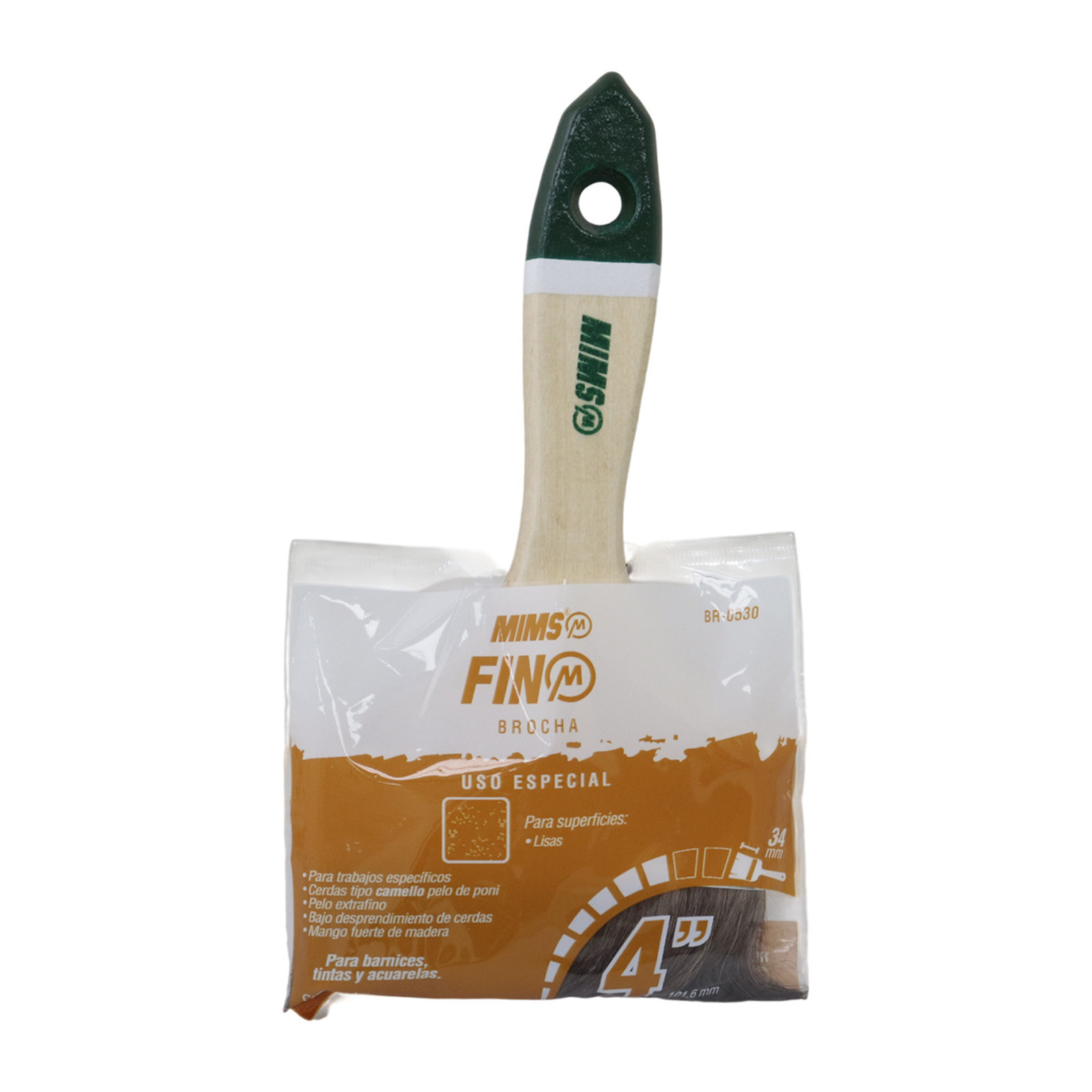 BROCHA FINO USO ESPECIAL 4" X 34 MM (Precio x Pza) - Imagen 2