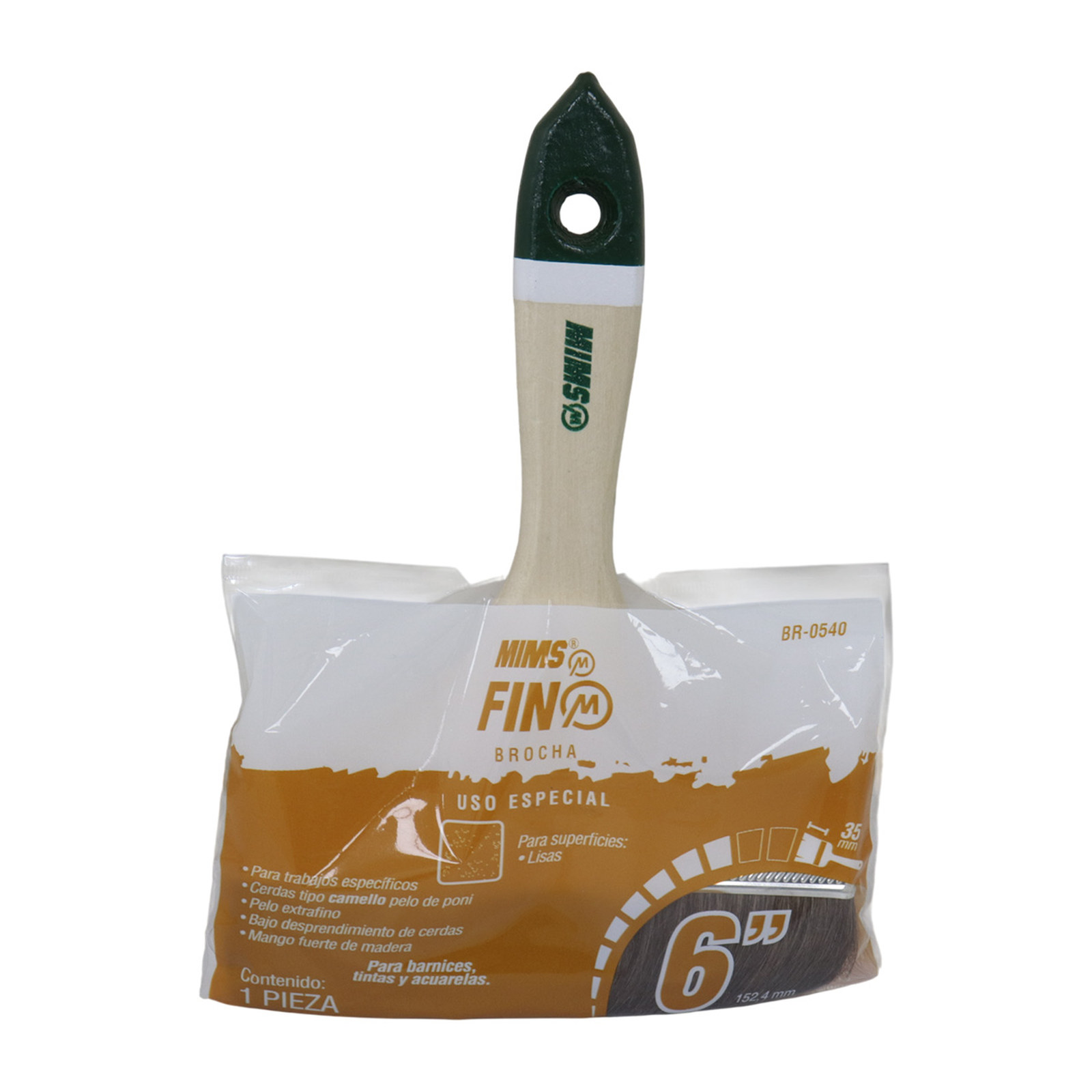 BROCHA FINO USO ESPECIAL 6" X 35 MM (Precio x Pza) - Imagen 2