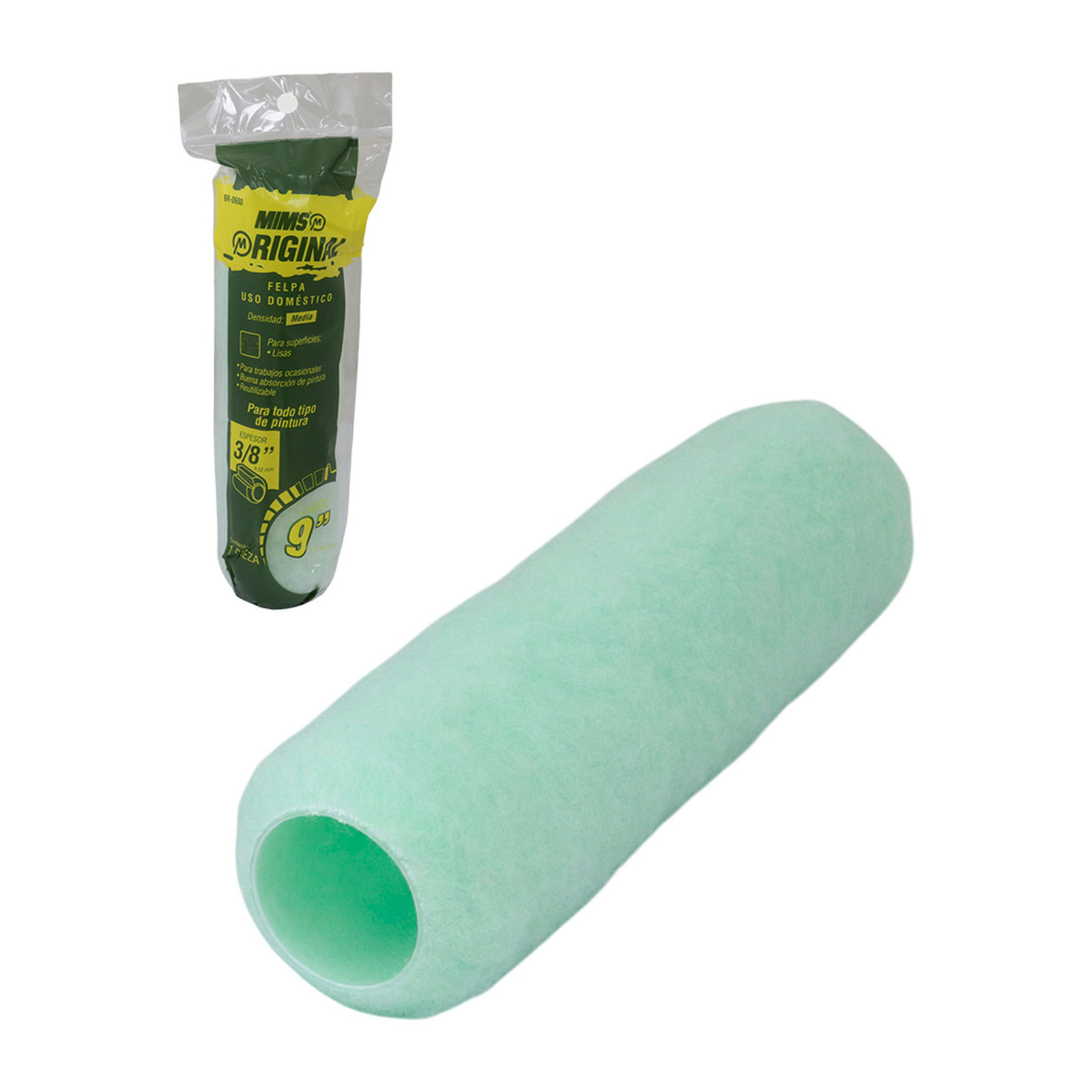 FELPA ORIGINAL USO DOMESTICO 9" X 3/8" (Precio x Pza)