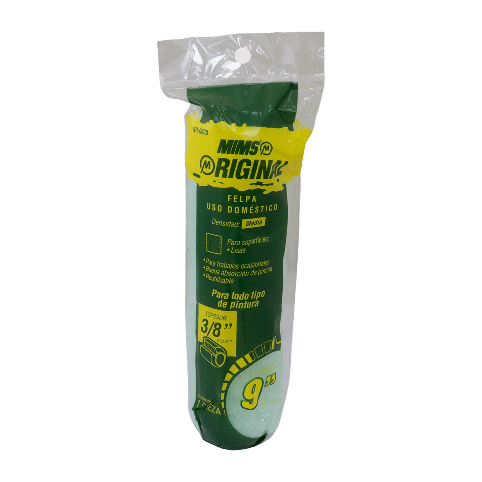 FELPA ORIGINAL USO DOMESTICO 9" X 3/8" (Precio x Pza) - Imagen 3