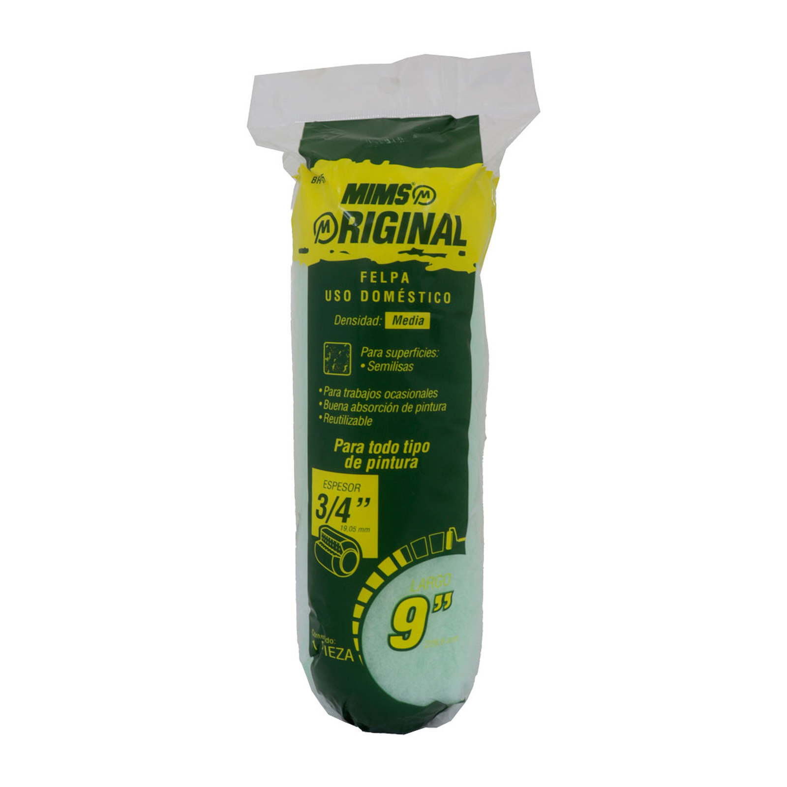 FELPA ORIGINAL USO DOMESTICO 9" X 3/4" (Precio x Pza) - Imagen 3