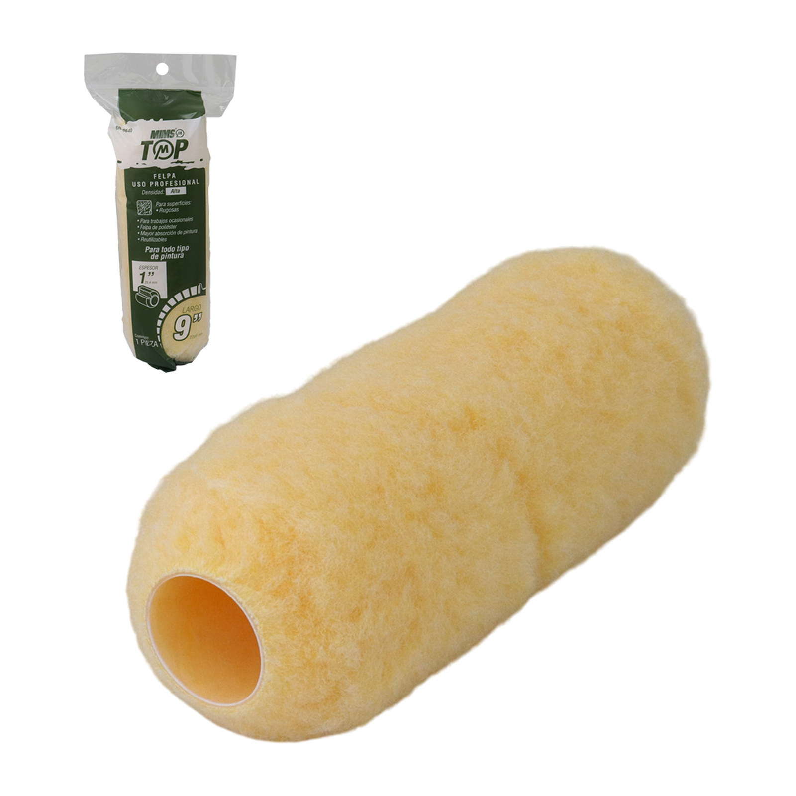 FELPA TOP USO PROFESIONAL 9" X 1" (Precio x Pza)