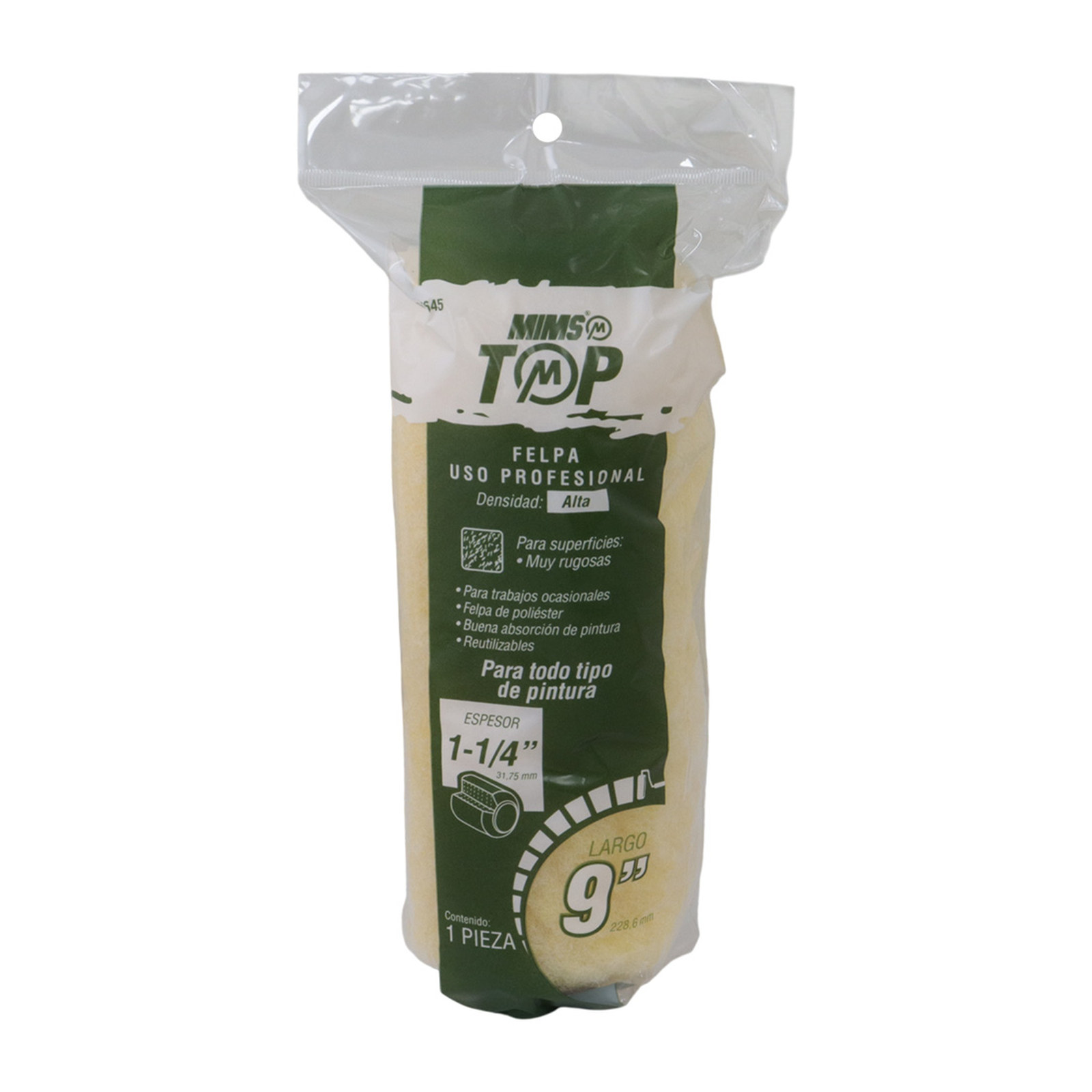 FELPA TOP USO PROFESIONAL 9" X 1-1/4" (Precio x Pza) - Imagen 2