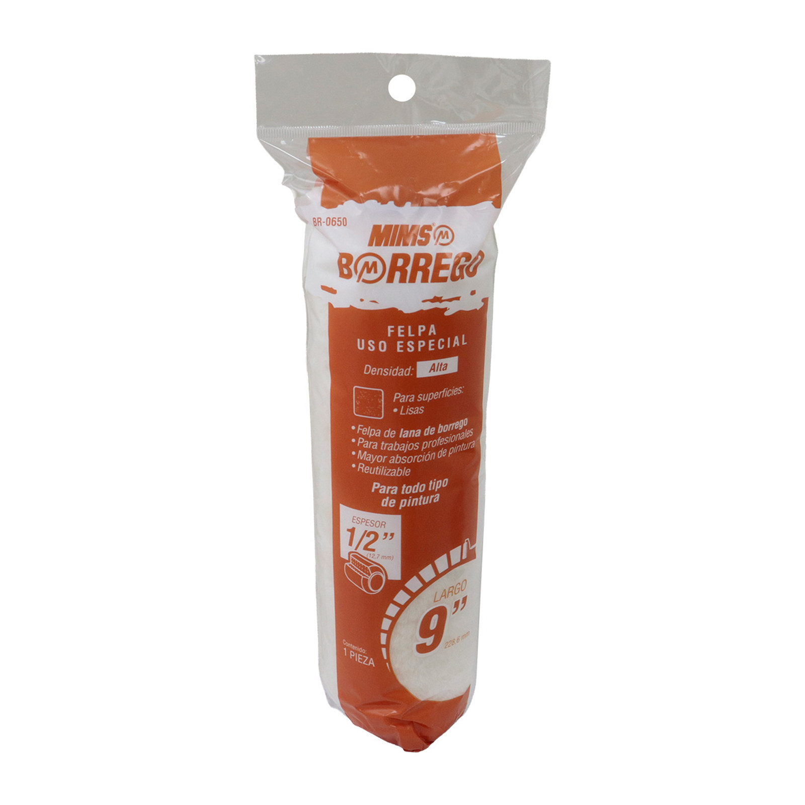 FELPA BORREGO USO ESPECIAL 9" X 1/2" (Precio x Pza) - Imagen 3