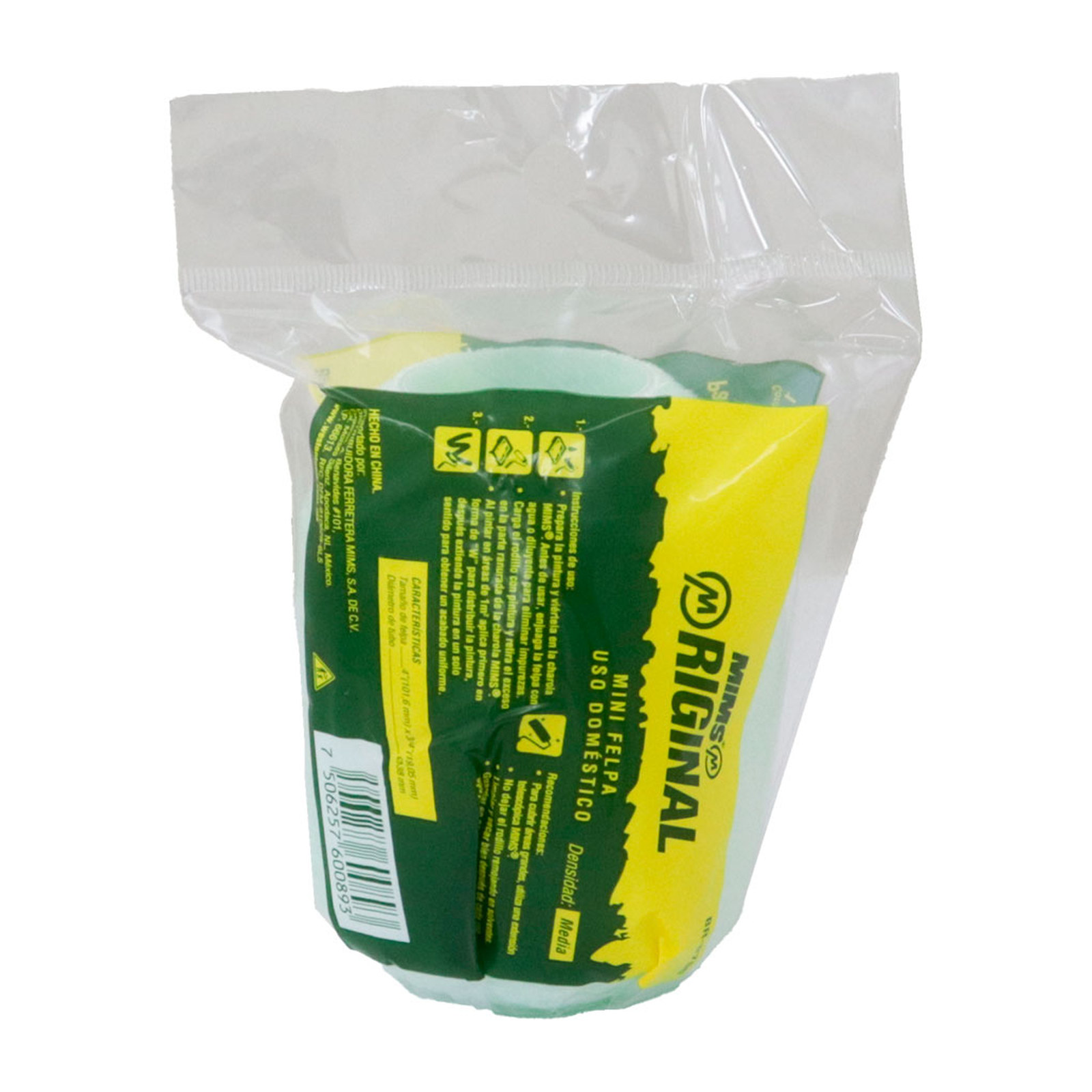 MINI FELPA ORIGINAL USO DOMESTICO 4" X 3/4" (Precio x Pza) - Imagen 2