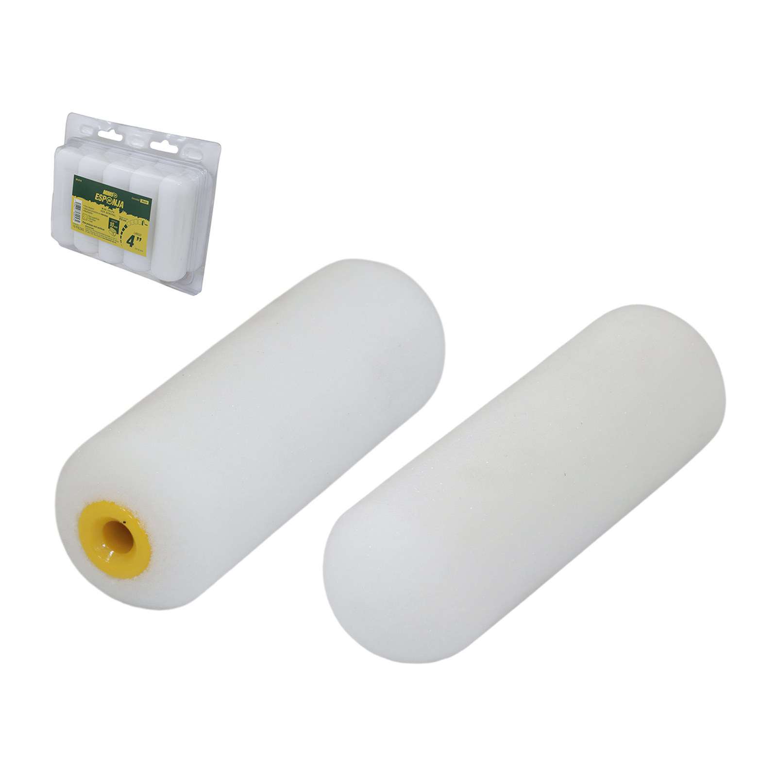 MINI FELPA ESPONJA USO GENERAL 4" (Precio x Blister C/10Pzas)