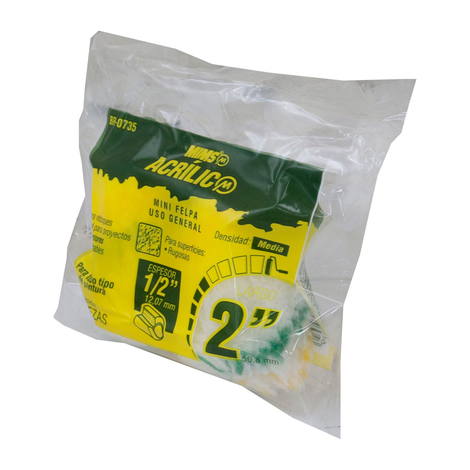 MINI FELPA ACRILICO USO GENERAL 2" (Precio x Bolsa C/2Pzas) - Imagen 2