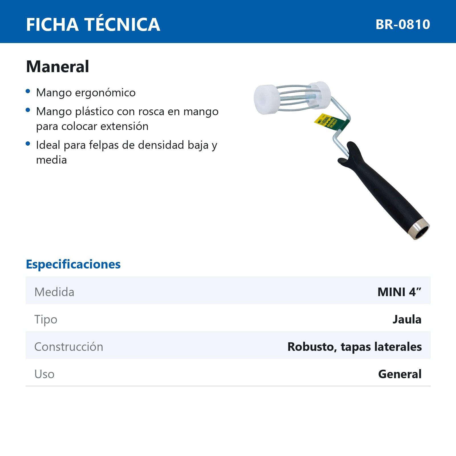MINI MANERAL ORIGINAL TIPO JAULA 4" (Precio x Pza) - Imagen 4