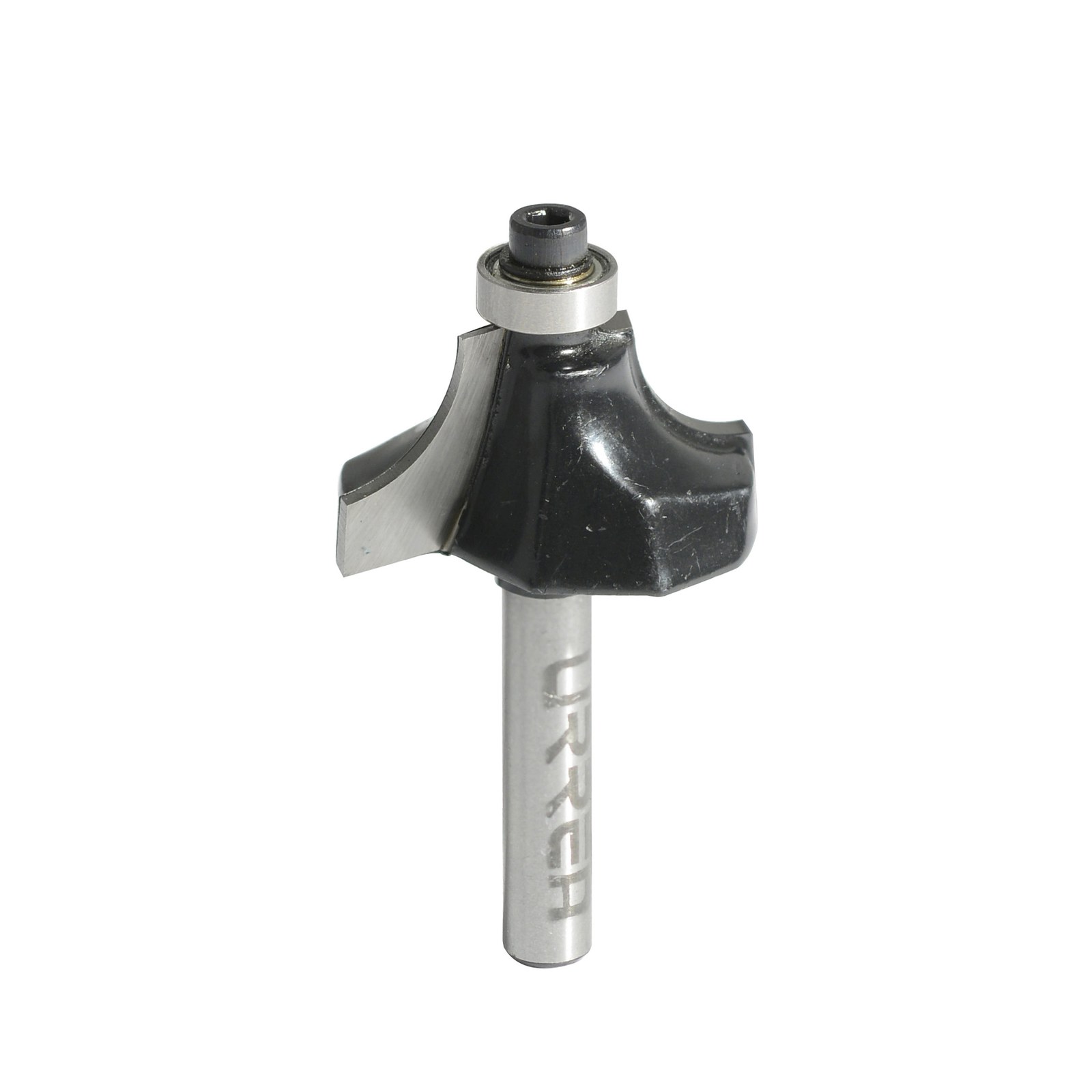 Broca para router de acero redondeadora con balero para moldura 1-1/4" zanco de 1/4" Urrea