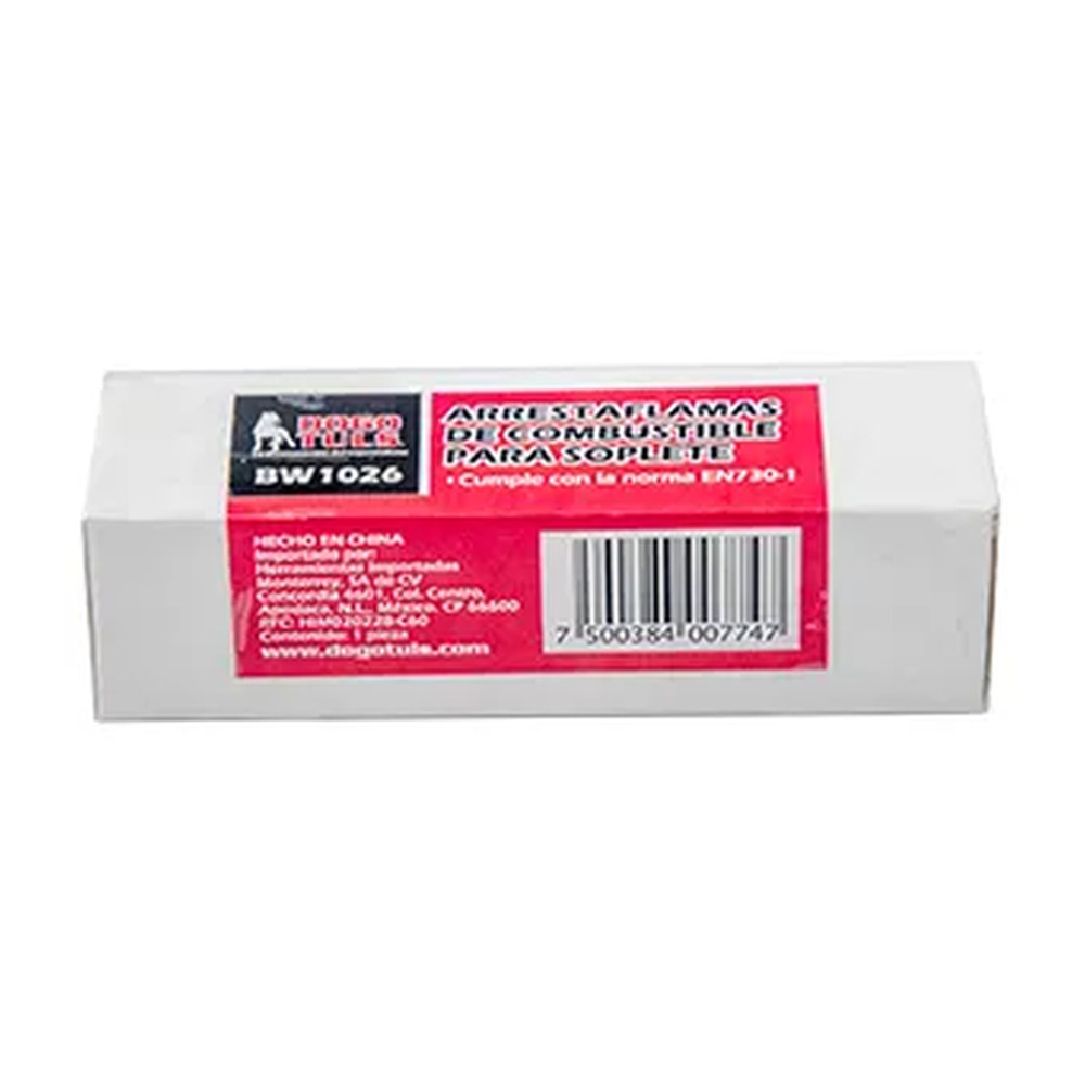 ARRESTAFLAMAS COMBUSTIBLE PARA SOPLETE - Imagen 4