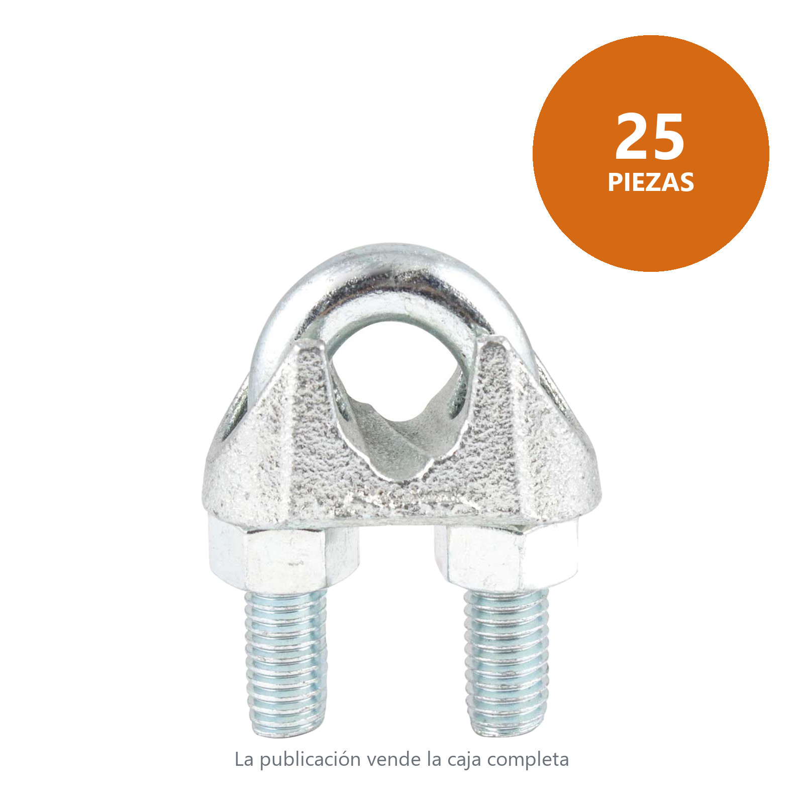 NUDO P/CABLE 1/8" MALEABLE (Precio x Pza - Emp c/25 pzas) - Imagen 4