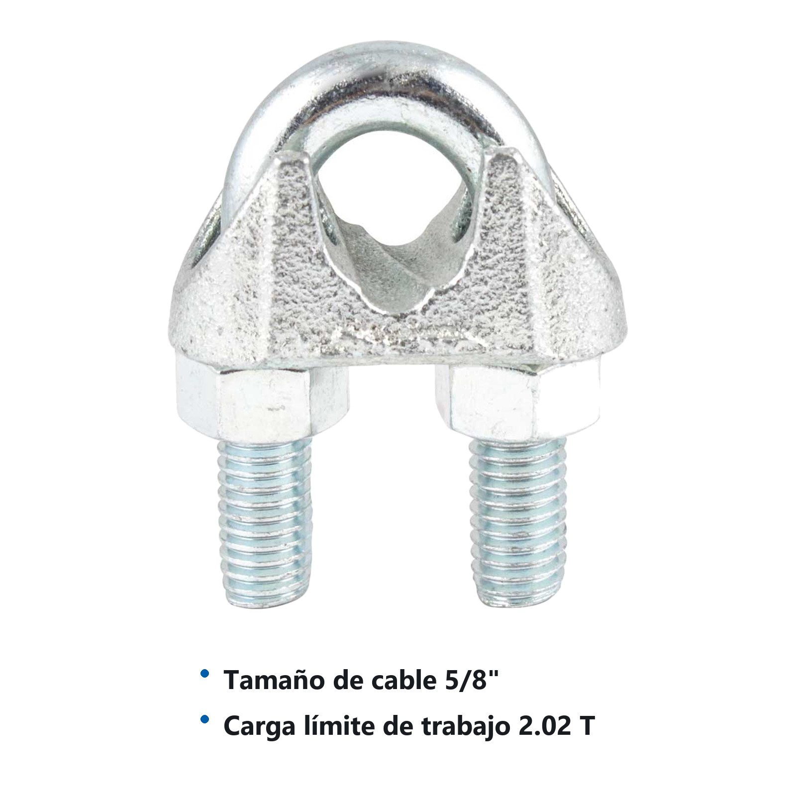 NUDO P/CABLE 5/8" MALEABLE - Imagen 4