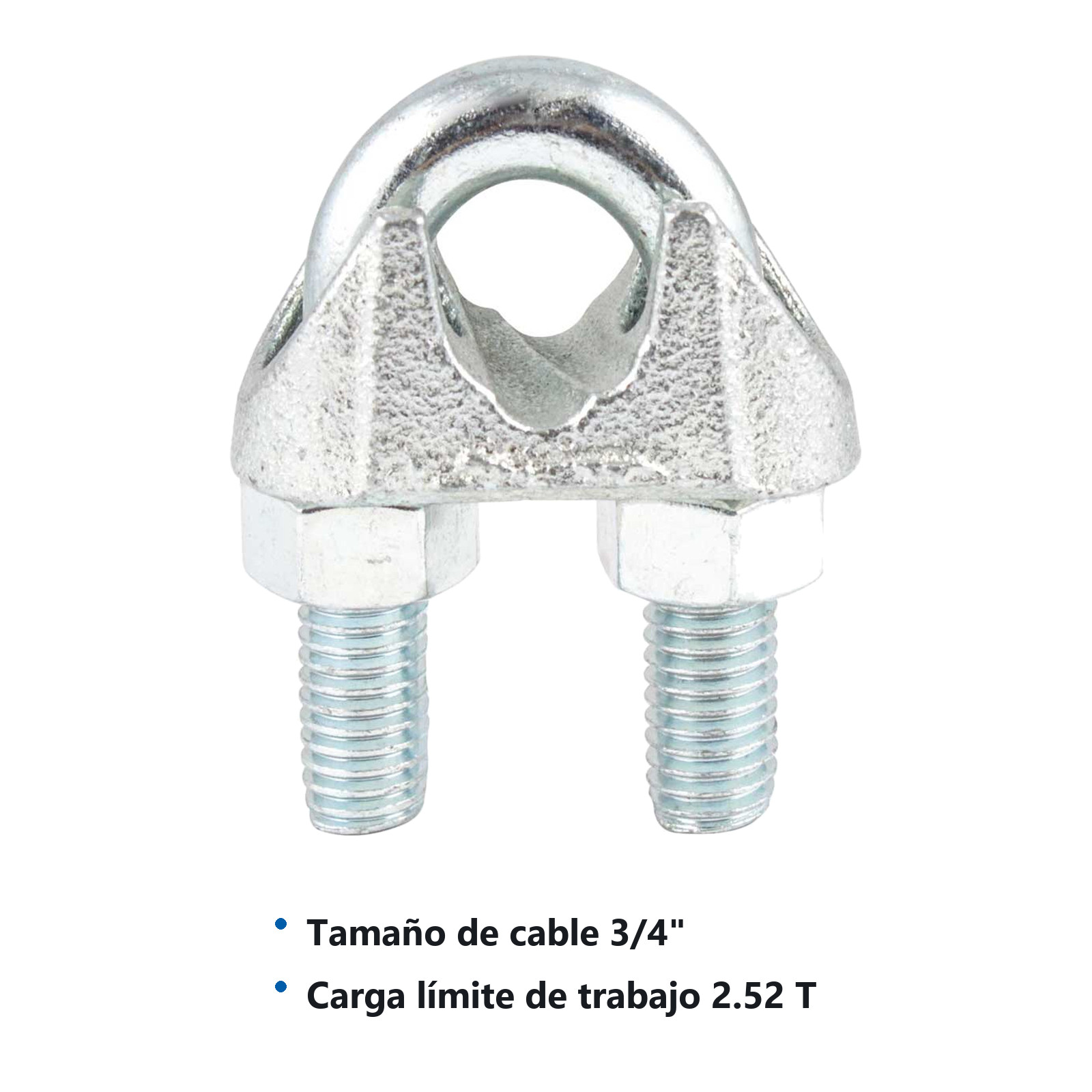 NUDO P/CABLE 3/4" MALEABLE - Imagen 4
