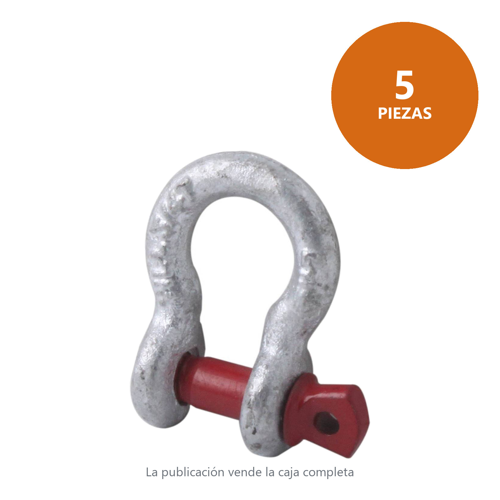 GRILLETE PARA CABLE  5/8" (Precio x Pza - Empaque c/5 pzas) - Imagen 2