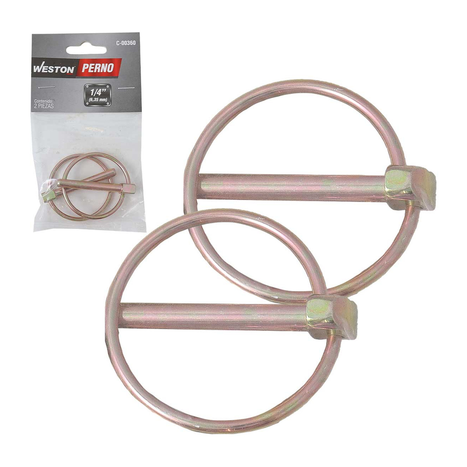 Perno 1/4" Weston (Empaque con 2 Piezas)