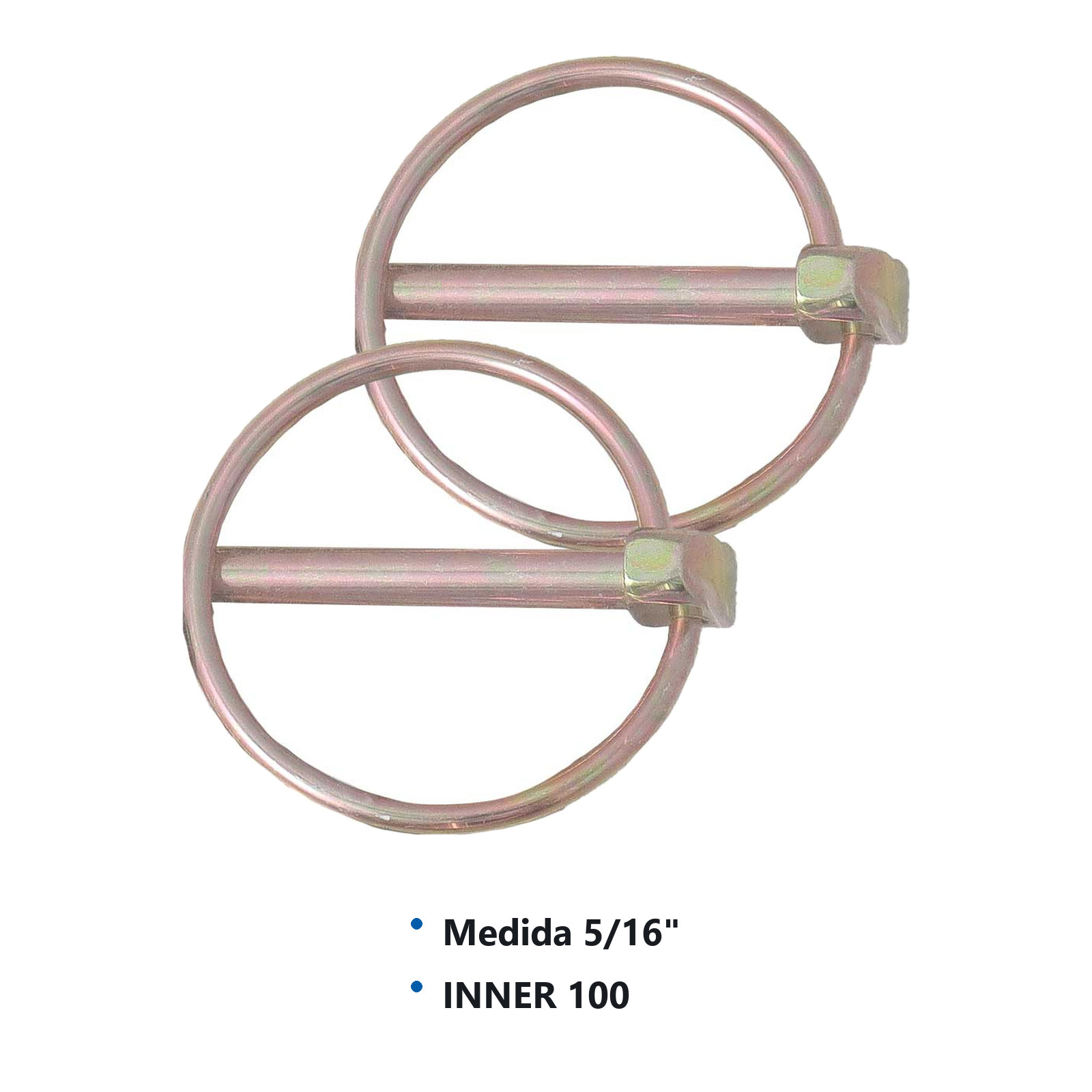 PERNO 5/16" (PRECIO X PIEZA - EMPAQUE C/2 PZAS) - Imagen 4