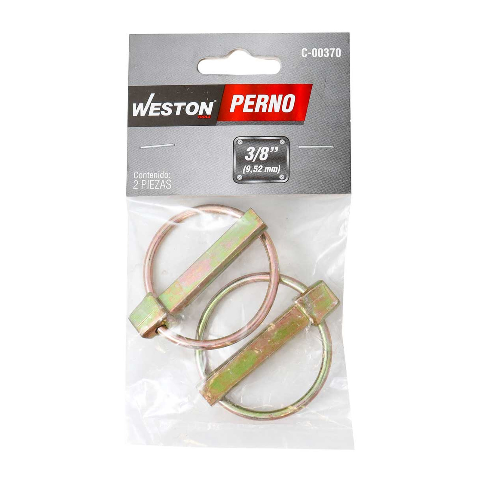 PERNO 3/8" (PRECIO X PIEZA - EMPAQUE C/2 PZAS) - Imagen 2