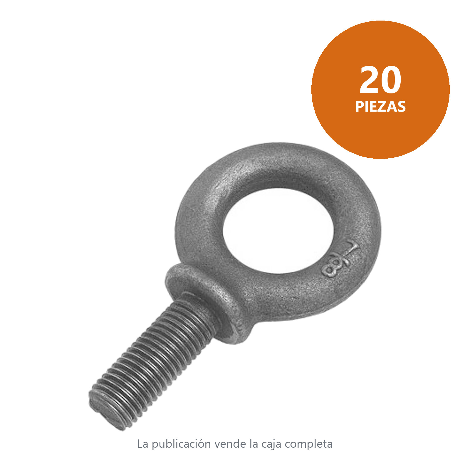 TORNILLO OJO FORJADO 3/8"-16 X 1-1/4" (Precio X Pieza - Empaque C/20 pzs) - Imagen 2