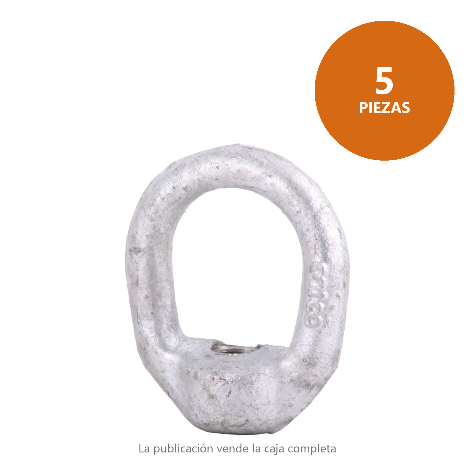 TUERCA D/OJO HEMBRA ROSCA 5/8"-11 GROSOR DE ARMELLA 1/2" (Precio X Pieza - Empaque C/5 pzs) - Imagen 2
