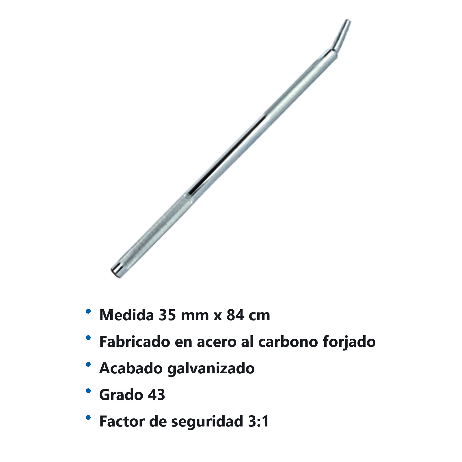 BARRA D/AJUSTE P/WINCH 35MM X 84CM - Imagen 2