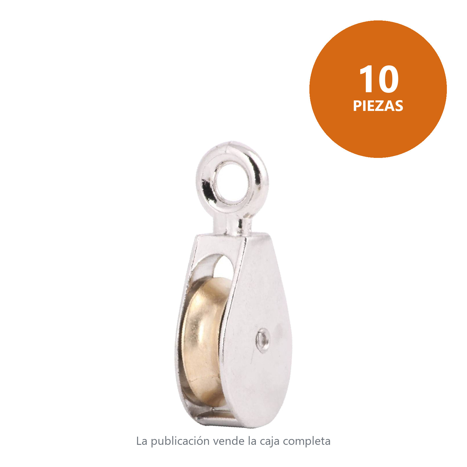 GARRUCHA FIJA SENCILLA ZINC 2" (Precio x Pza - Caja c/10 pzas) - Imagen 2