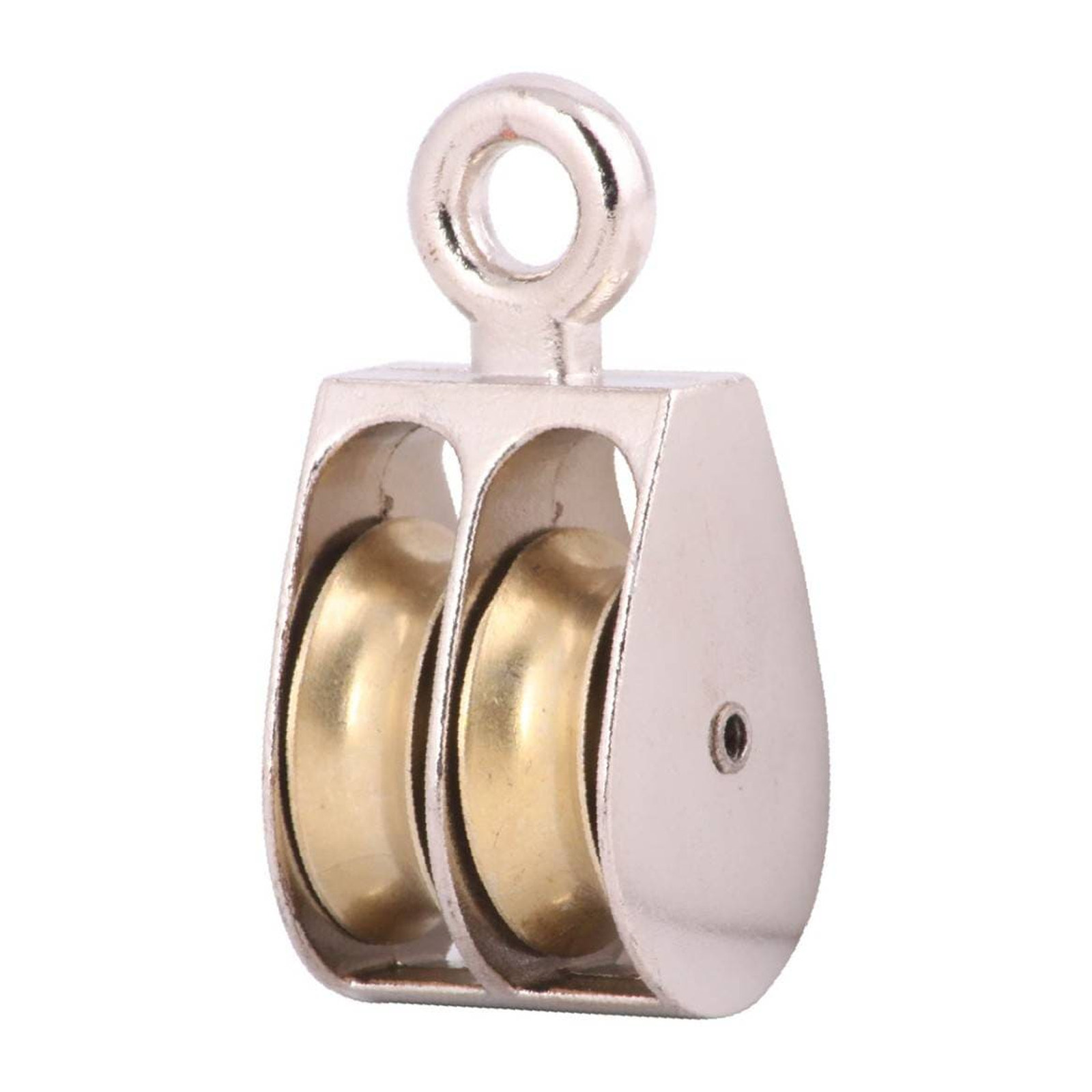 Garrucha Fija Doble Zinc 1-1/2" WESTON