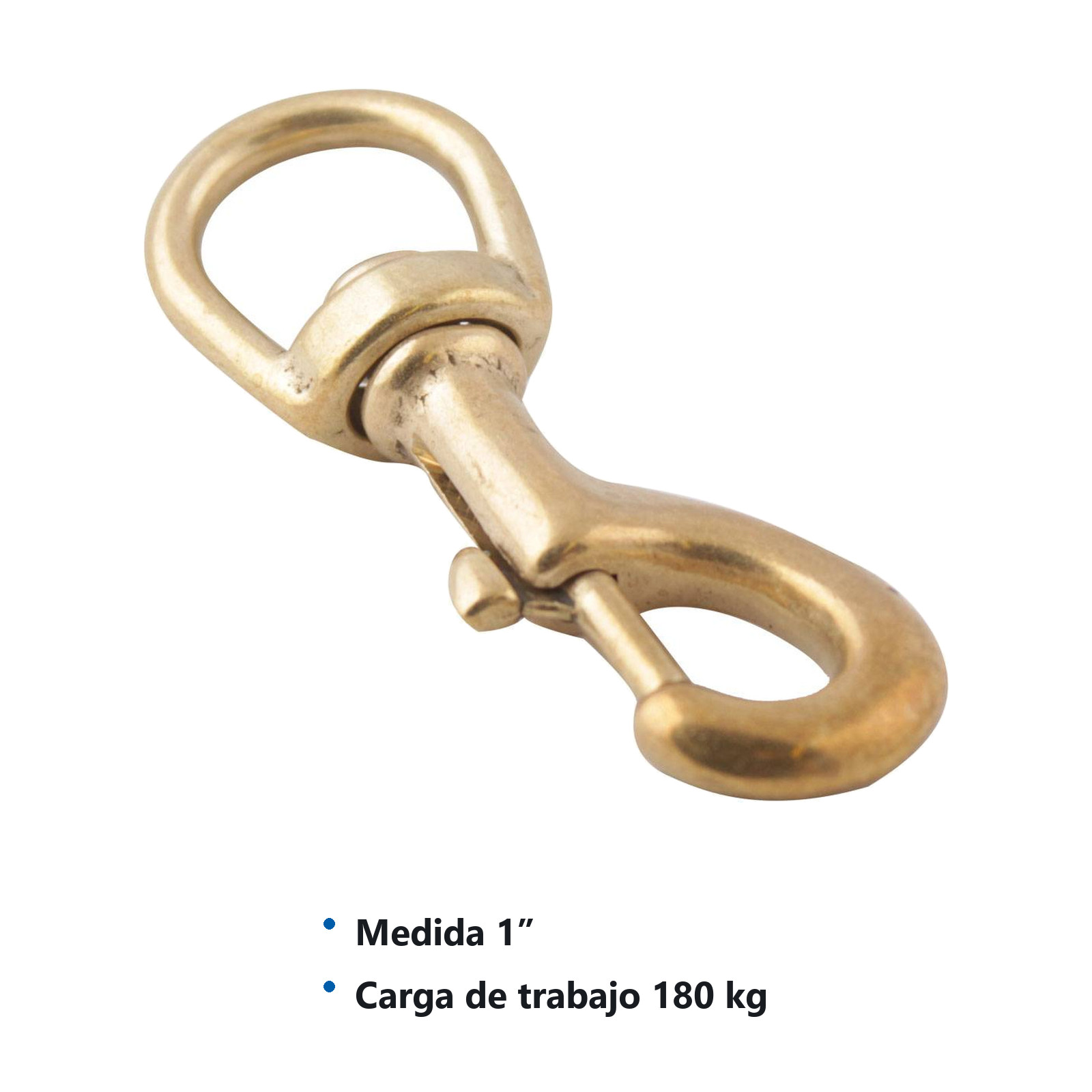 BANDOLA C/GANCHO LATON 1" (Precio X Pieza - Empaque C/1 pz) - Imagen 2