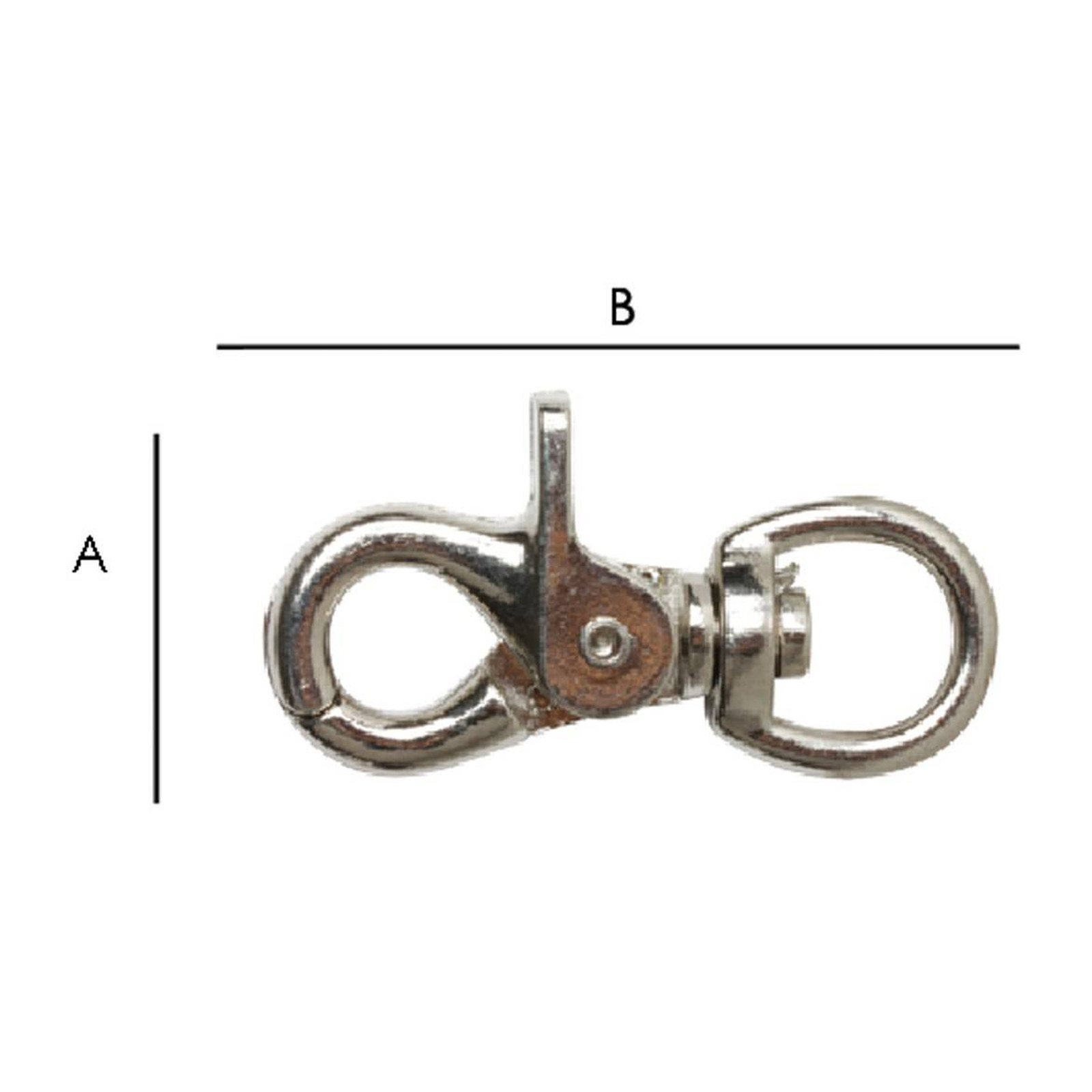 Bandola de Gatillo Niquelada 1/2" WESTON