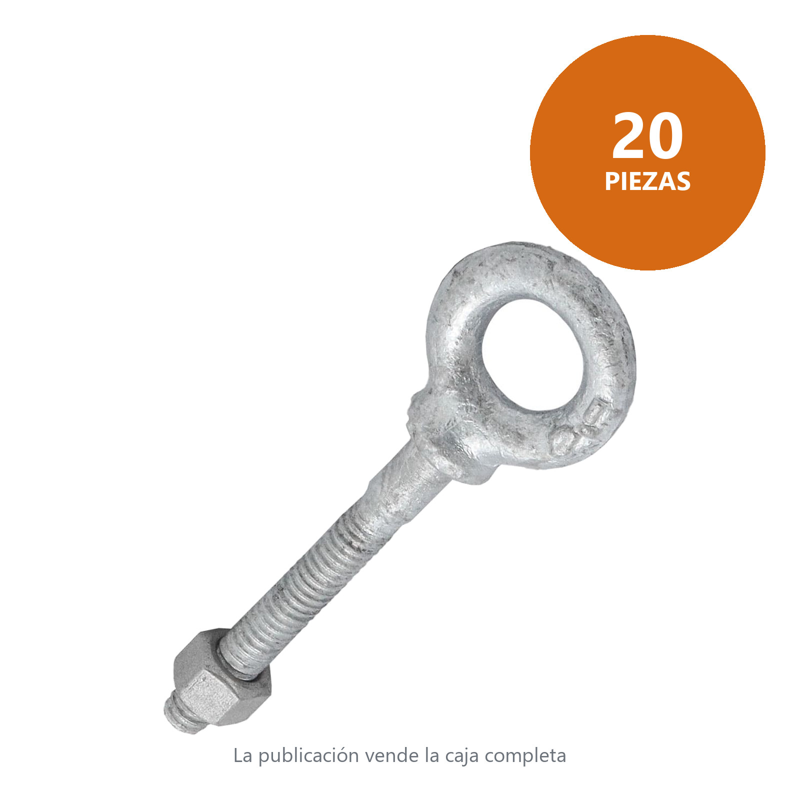 ARMELLA D/ACERO FORJADO LARGA 1/4" X 2" (Precio x Pza - Caja c/20 pzas) - Imagen 2
