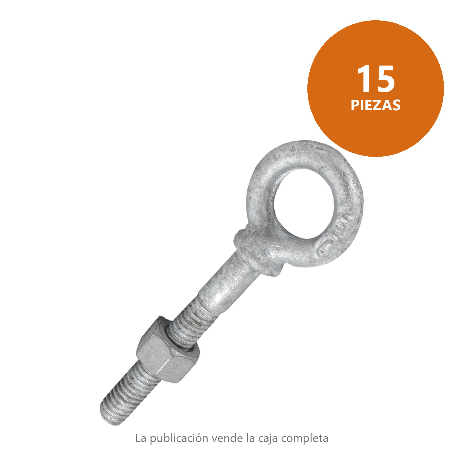 ARMELLA D/ACERO FORJADO LARGA 5/16" X 2-1/4" (Precio x Pza - Caja c/15 pzas) - Imagen 2