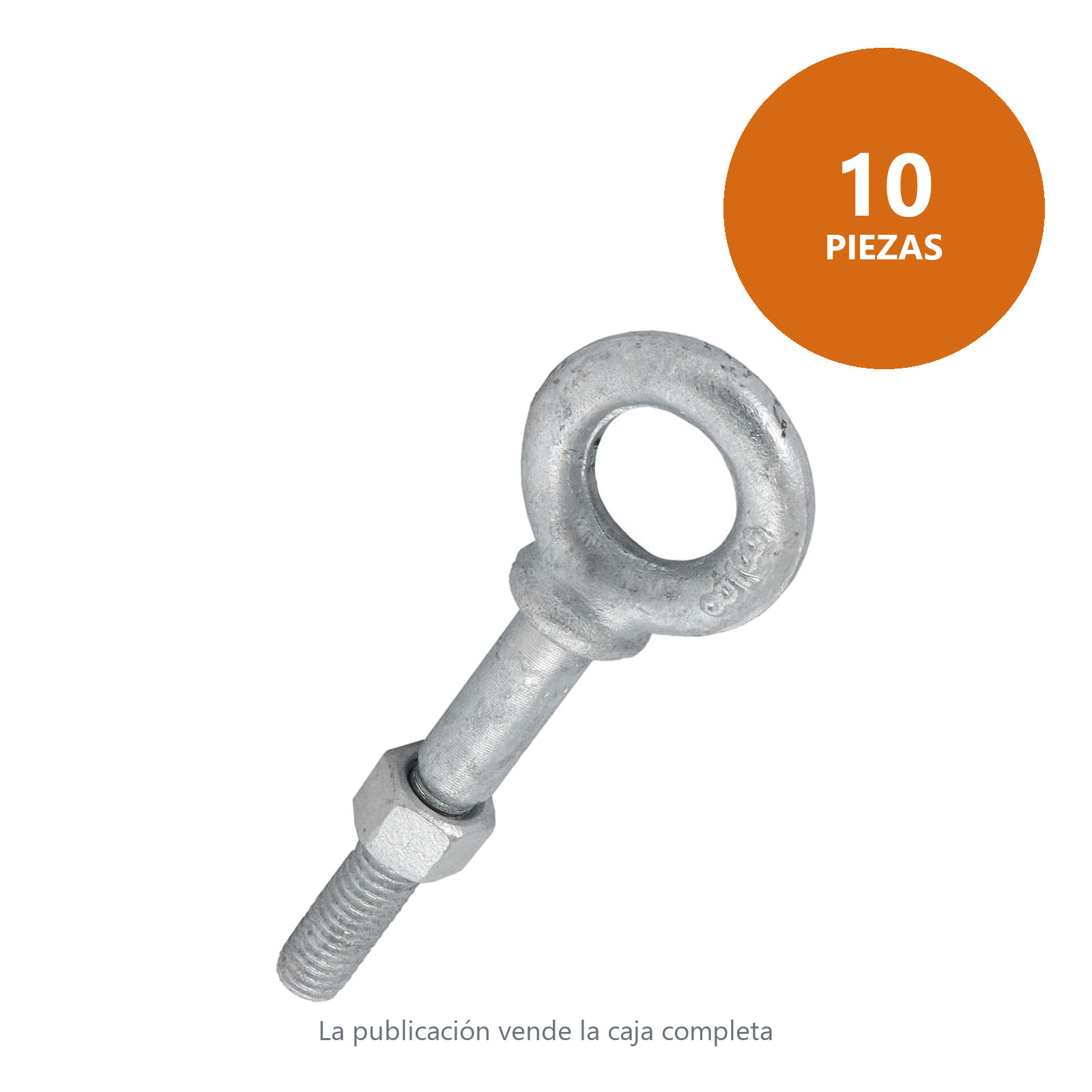 ARMELLA D/ACERO FORJADO LARGA 3/8" X 2-1/2" (Precio x Pza - Caja c/10 pzas) - Imagen 2