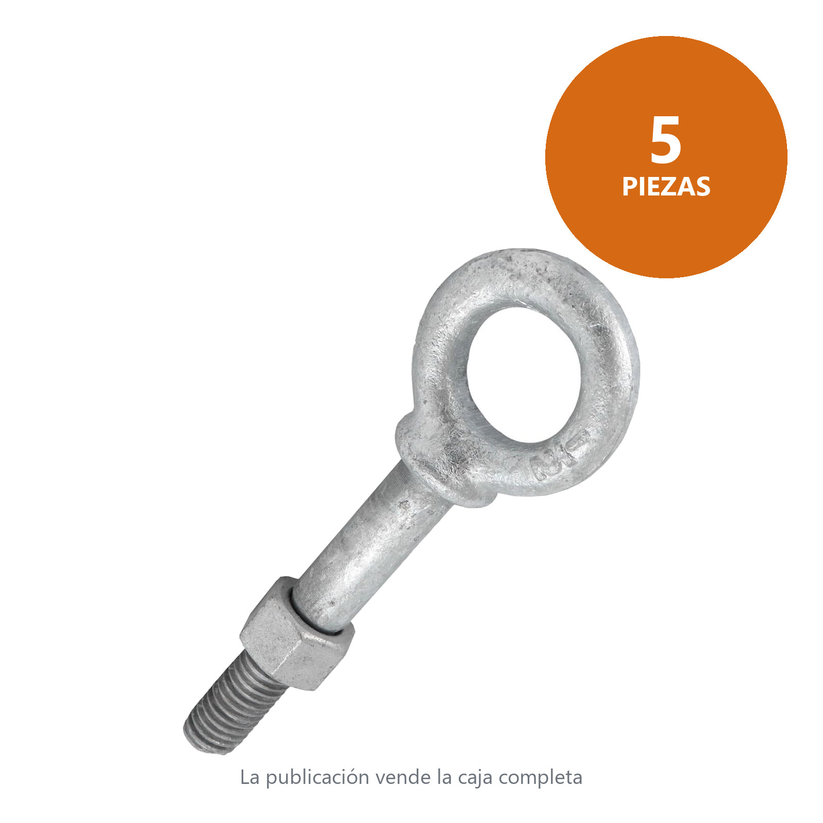 ARMELLA D/ACERO FORJADO LARGA 1/2" X 3-1/4" (Precio x Pza - Caja c/5 pzas) - Imagen 2