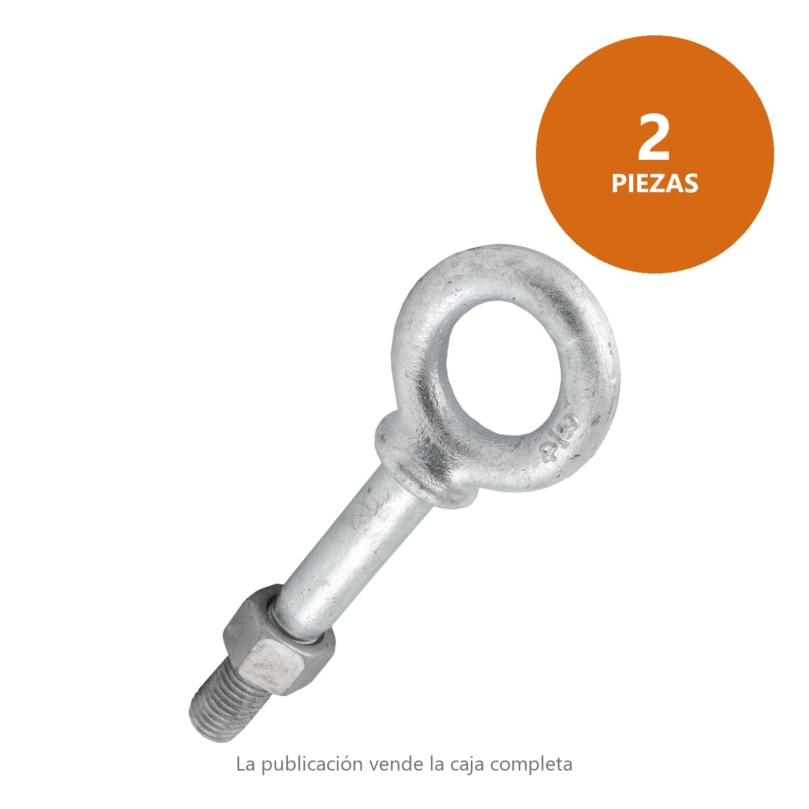 ARMELLA D/ACERO FORJADO LARGA 3/4" X 4-1/2" (Precio x Pza - Caja c/5 pzas) - Imagen 2