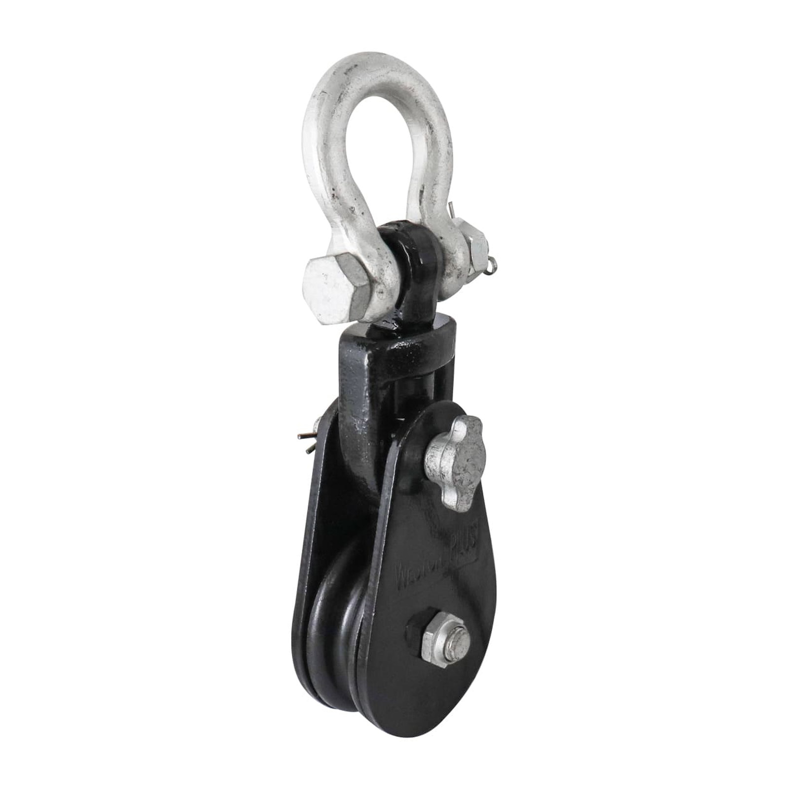 PASTECA GIRATORIA 2T-3" C/GRILLETE P/CABLE D/ACERO 3/8" WESTON PLUS - Imagen 2