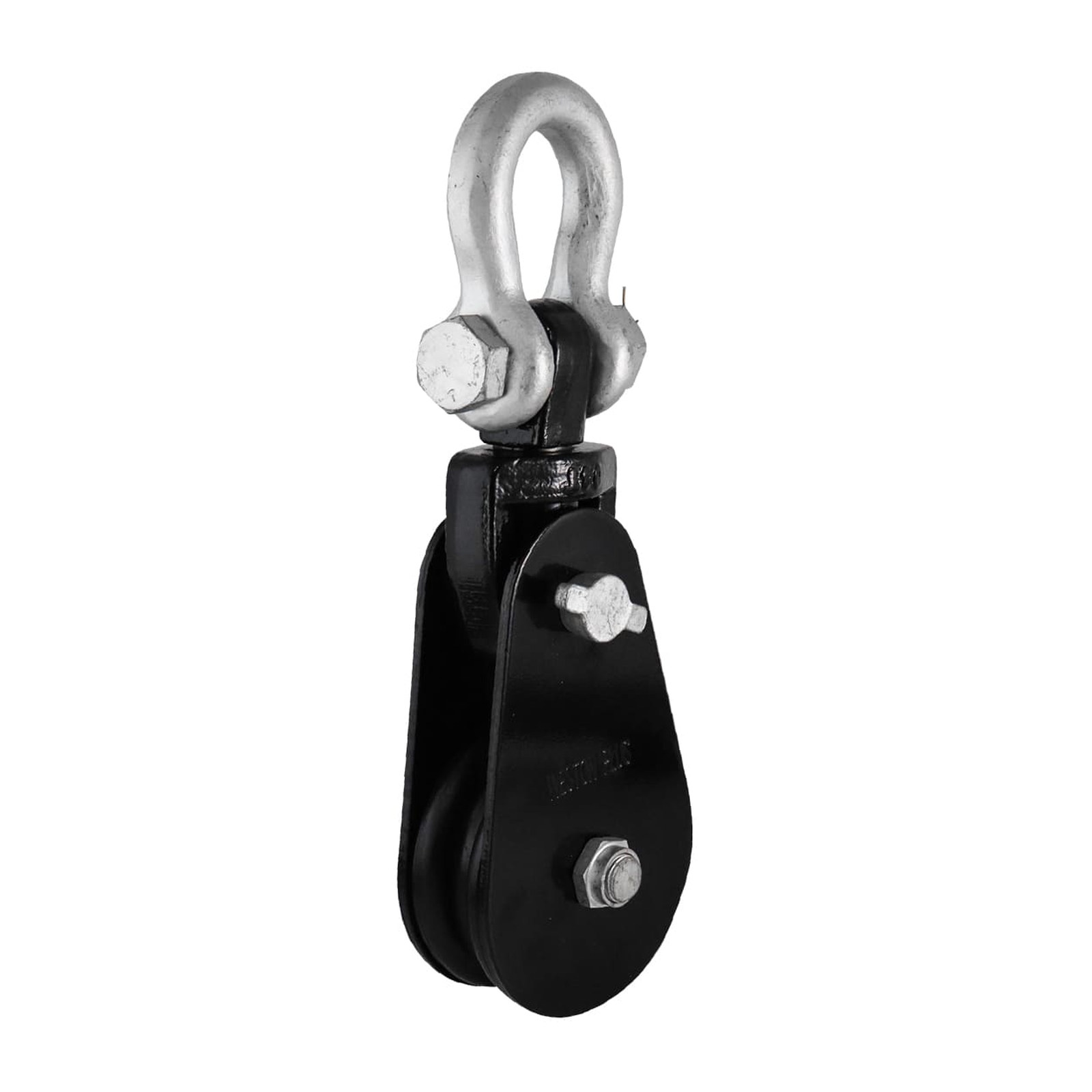 PASTECA GIRATORIA 4T-4.5" C/GRILLETE P/CABLE D/ACERO 1/2" WESTON PLUS - Imagen 2