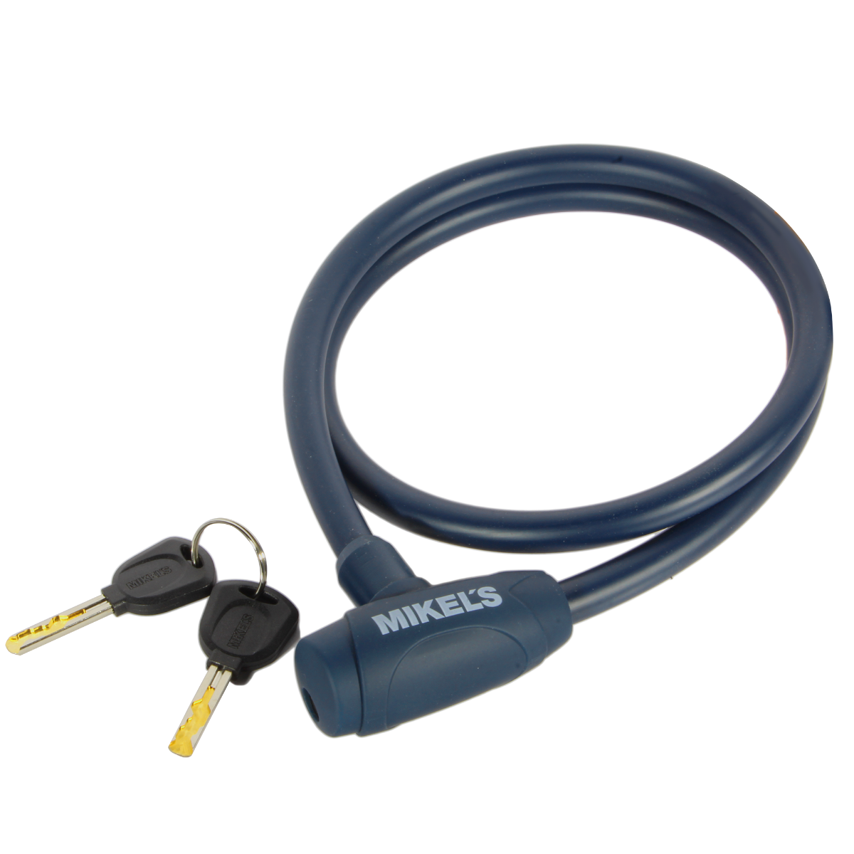 MIKELS C-121M Cable candado con llaves, color azul marino (1 mt) - Imagen 2