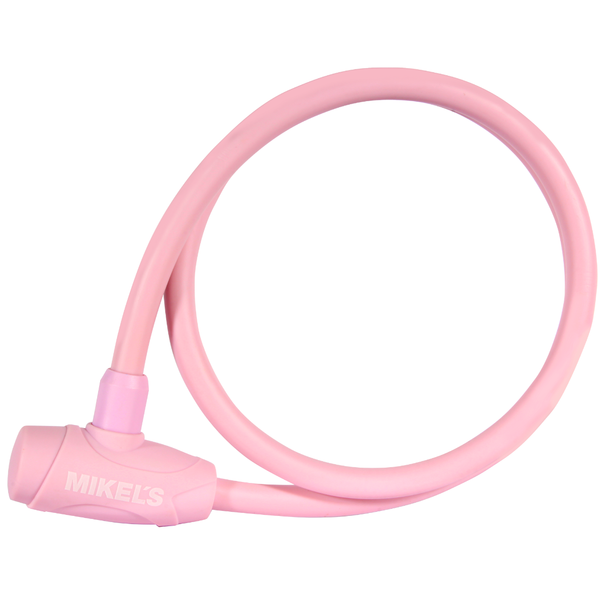 MIKELS C-121R Cable candado con llaves, color rosa (1 mt) - Imagen 3