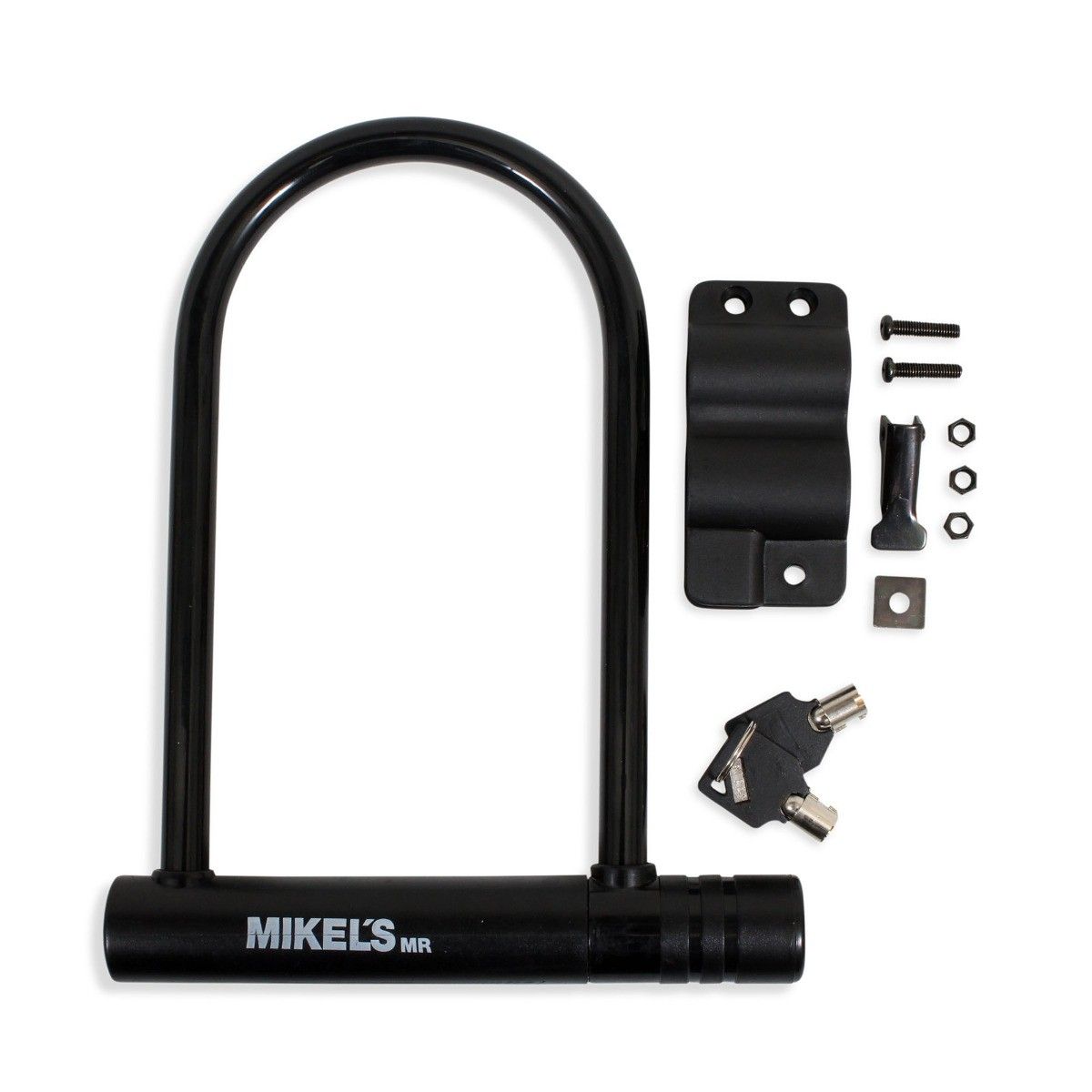MIKELS C-1824 Cable candado rígido de acero (tipo U)