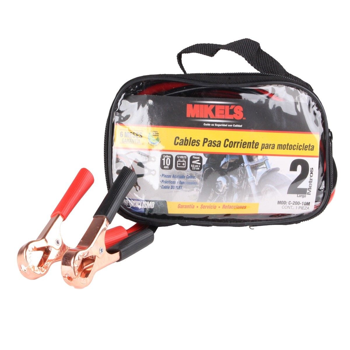 MIKELS C-200-10M Cables pasa corriente para motos - Imagen 3