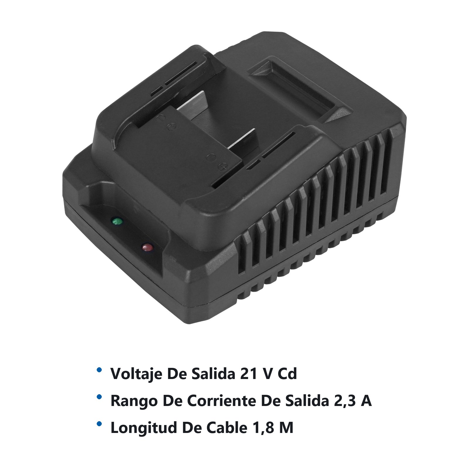 Cargador de baterías universal 18 V, 2.3 Ah Urrea - Imagen 2