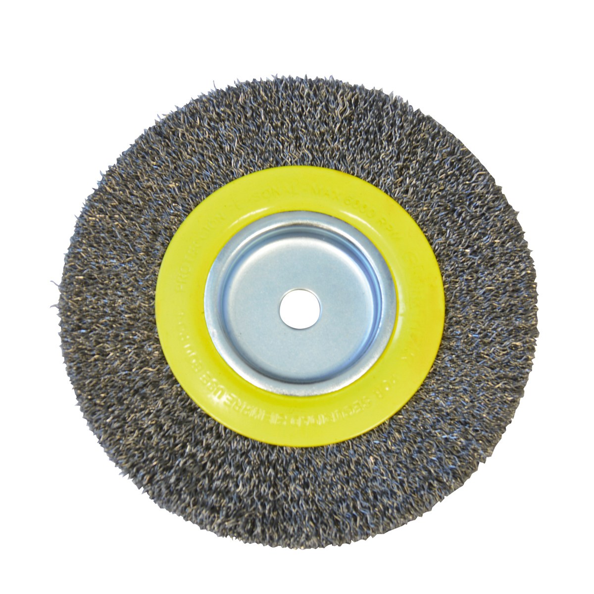 Carda circular ondulada alambre delgado para esmeril 6" x 3/4" eje 1/2" Surtek