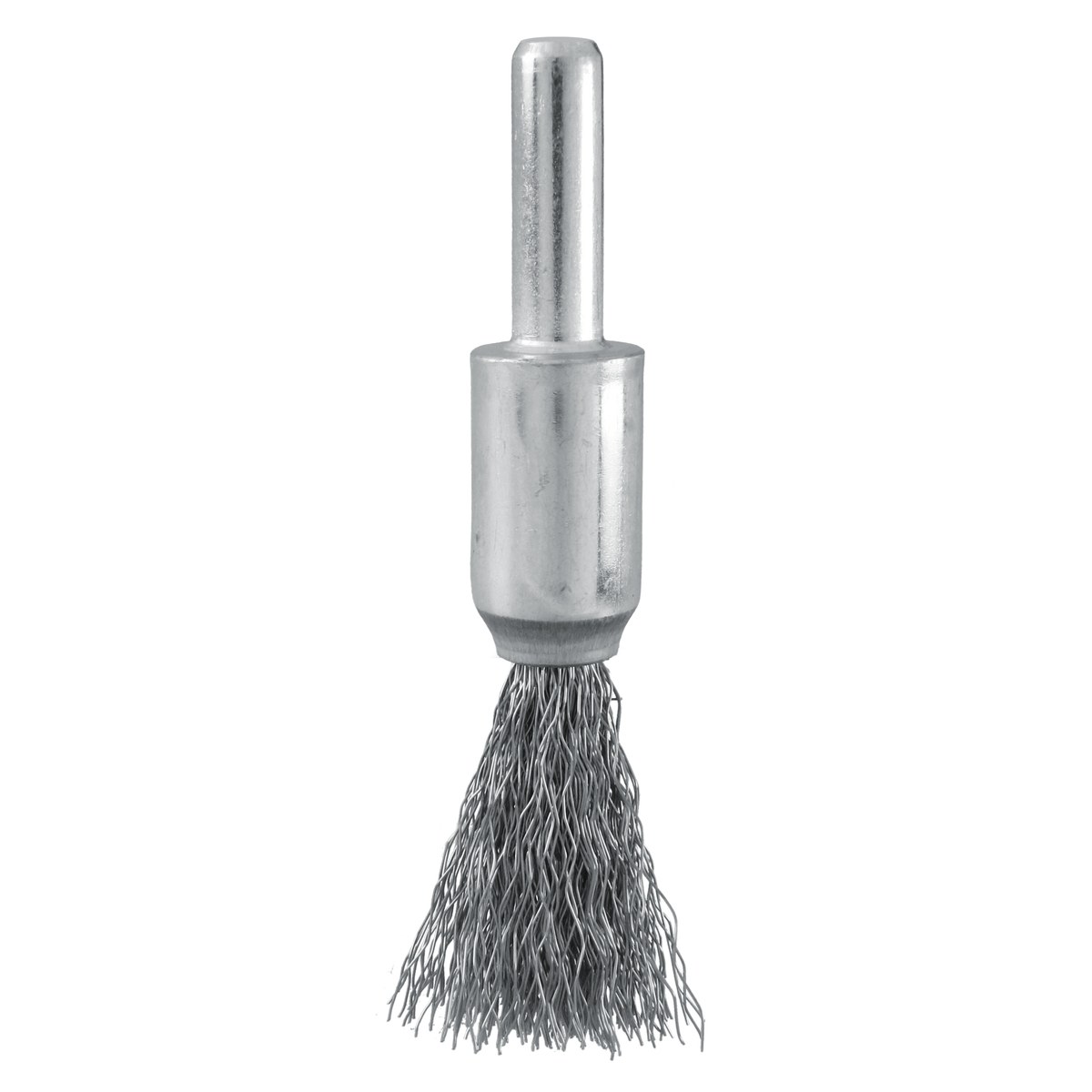 Carda copa ondulada alambre delgado acero inoxidable 1/2" x 0.30 mm con zanco 1/4" Surtek